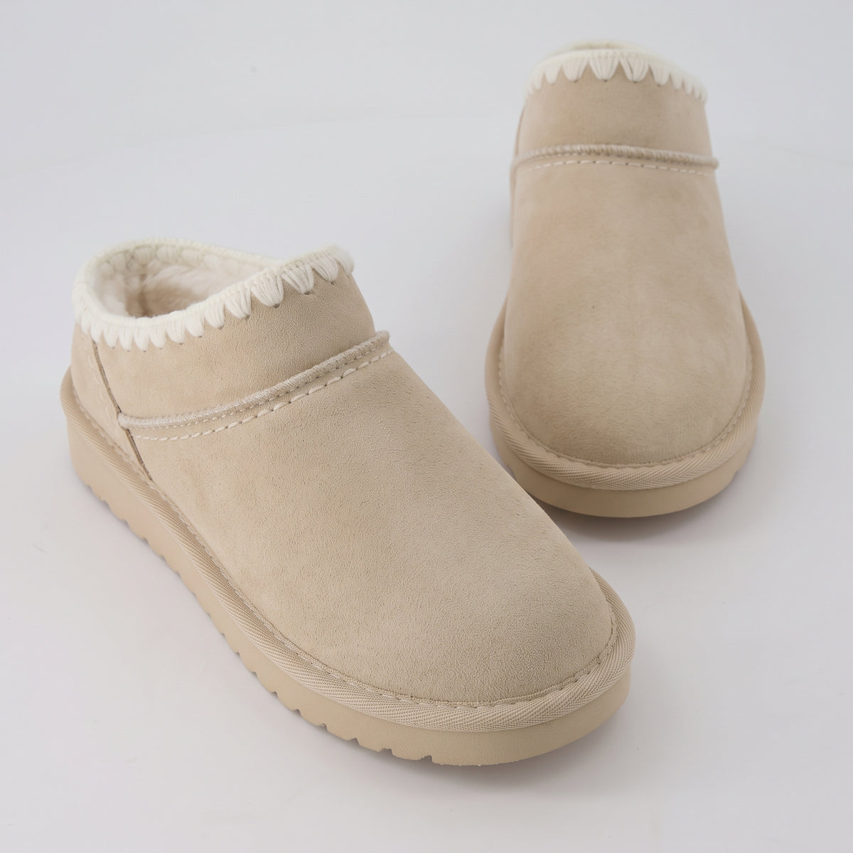 Hilo 3 Leather Kids Slippers Sand Embroidered Medium