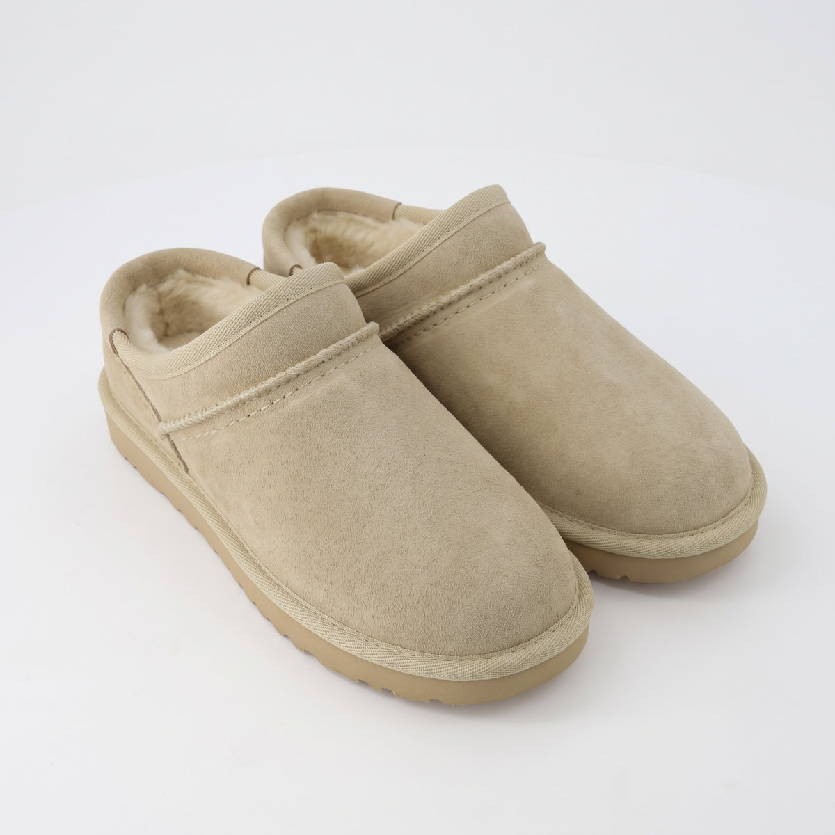 Hilo 3 Leather Kids Slippers Sand Suede Medium