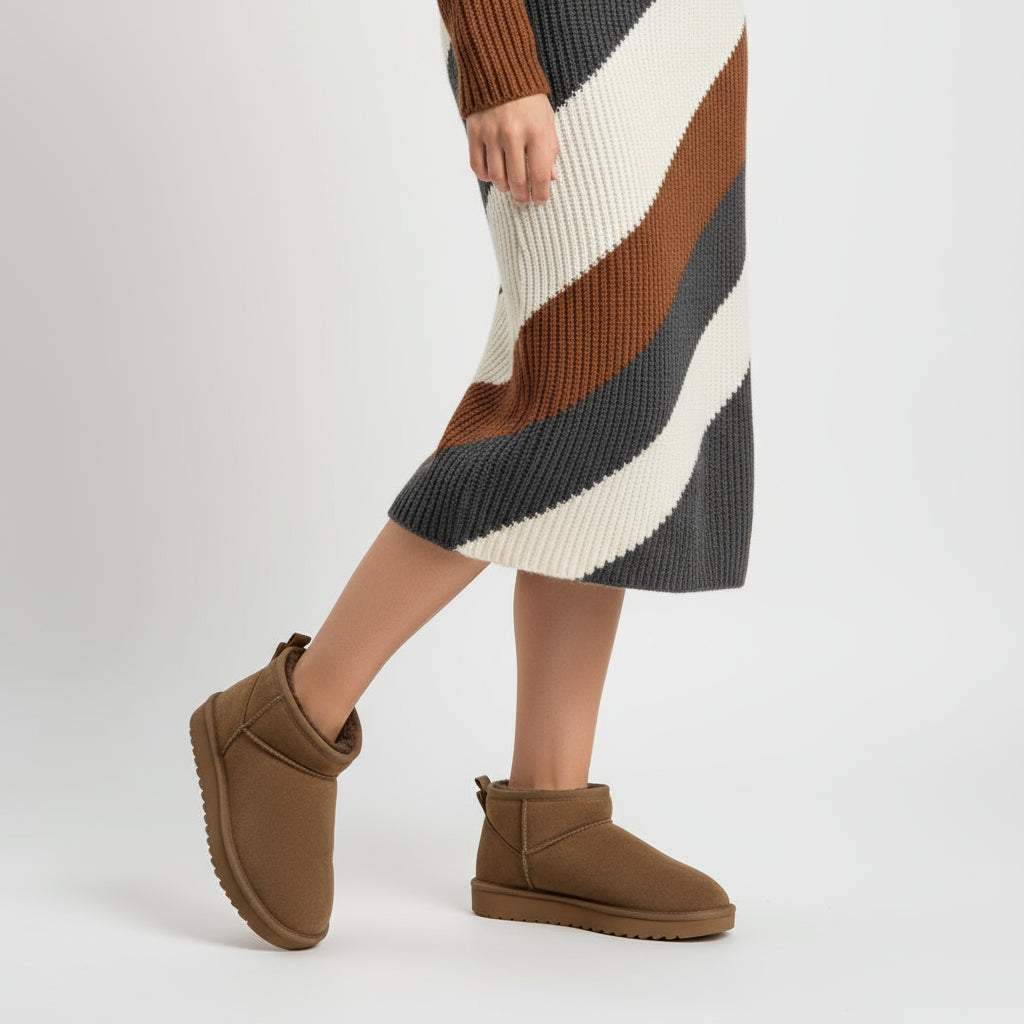 Hip-3 Genuine Suede Boots