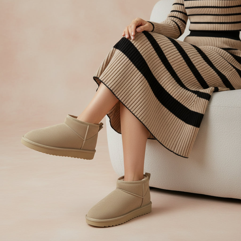 Hip-3 Genuine Suede Boots