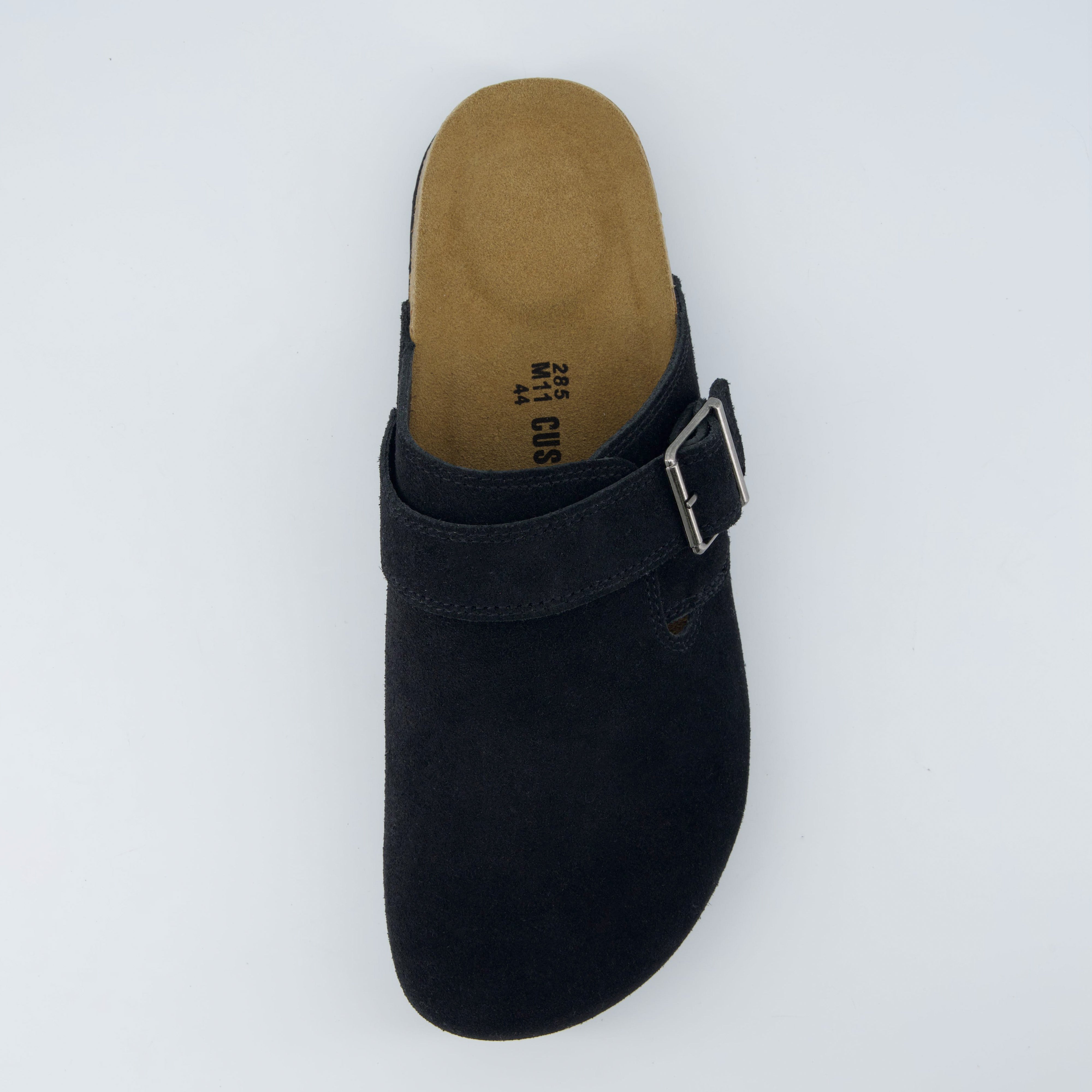 Hugo Genuine Suede Clogs Black Medium