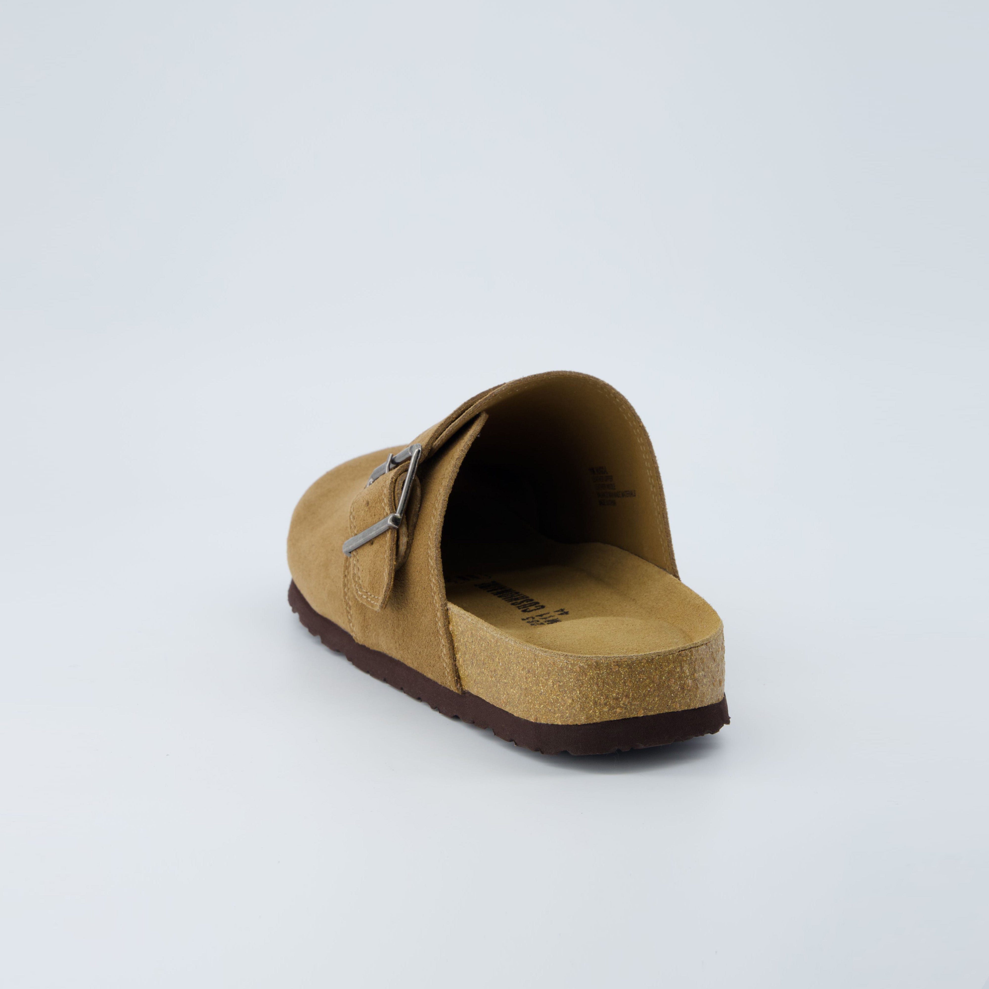 Hugo Genuine Suede Clogs Brown Medium
