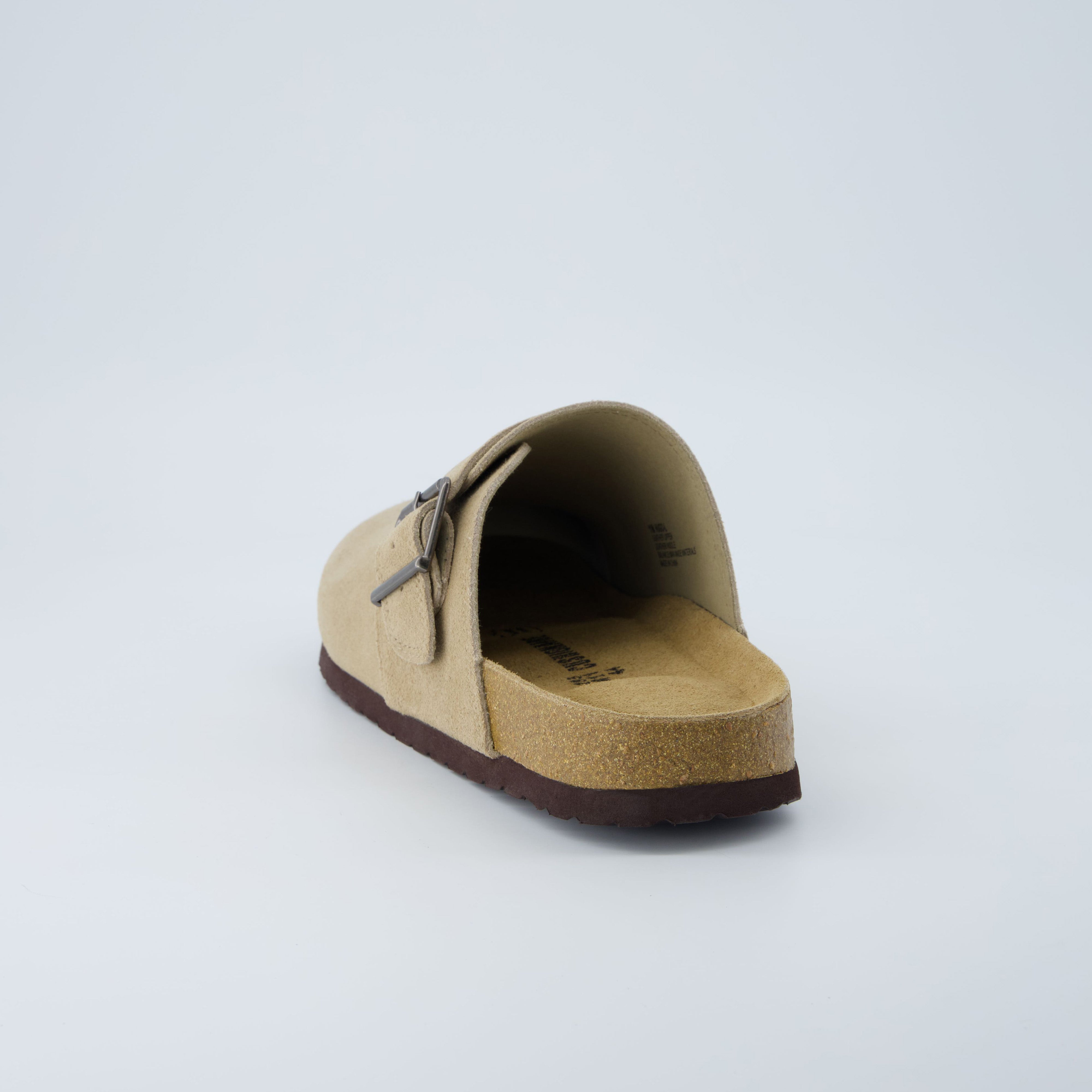 Hugo Genuine Suede Clogs Taupe Medium