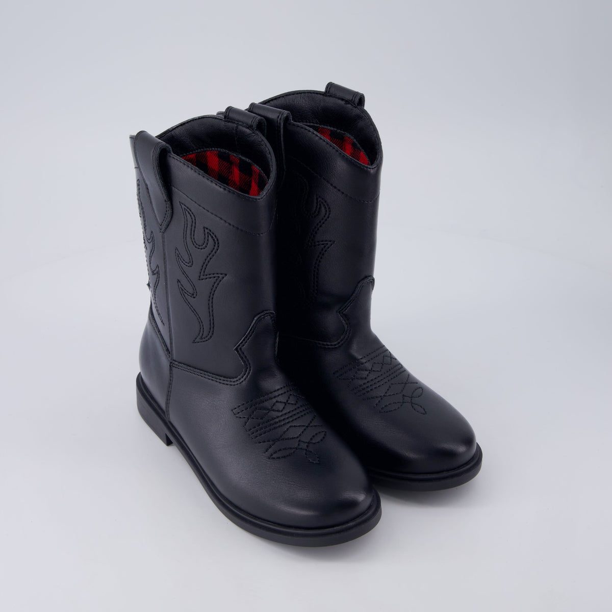 Jane Kids Western Cowboy Boots Black Medium