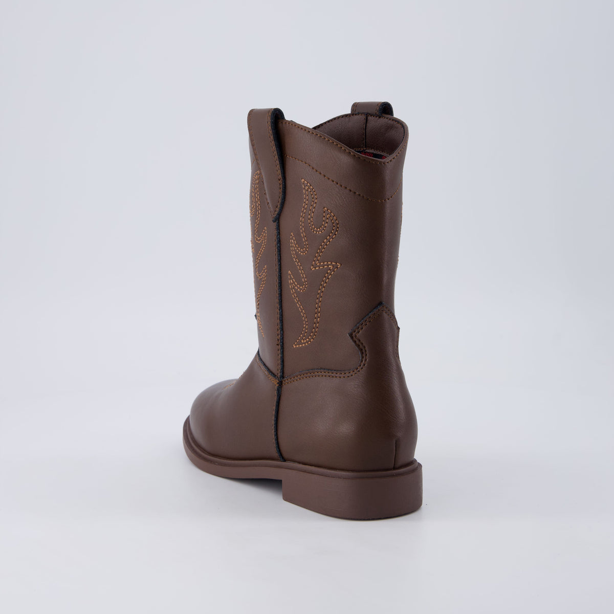 Jane Kids Western Cowboy Boots Brown Medium