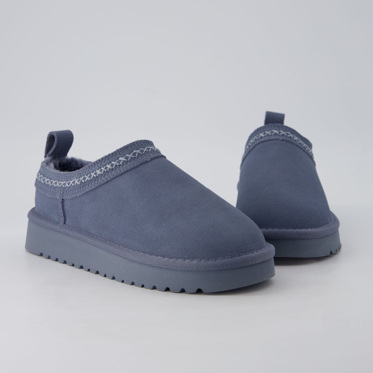 Jasper Cozy Womens Slippers Blue