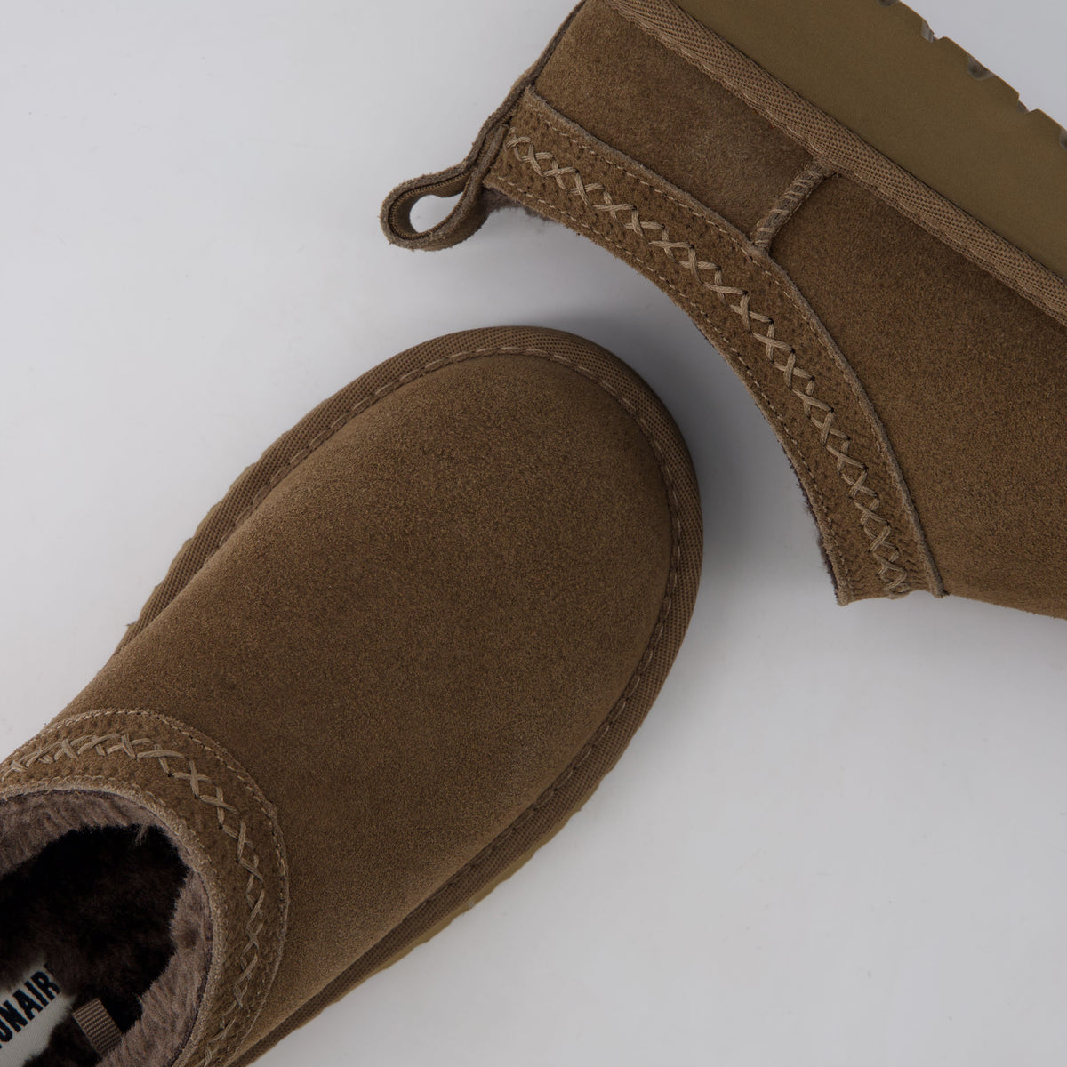 Jasper Cozy Womens Slippers Brown