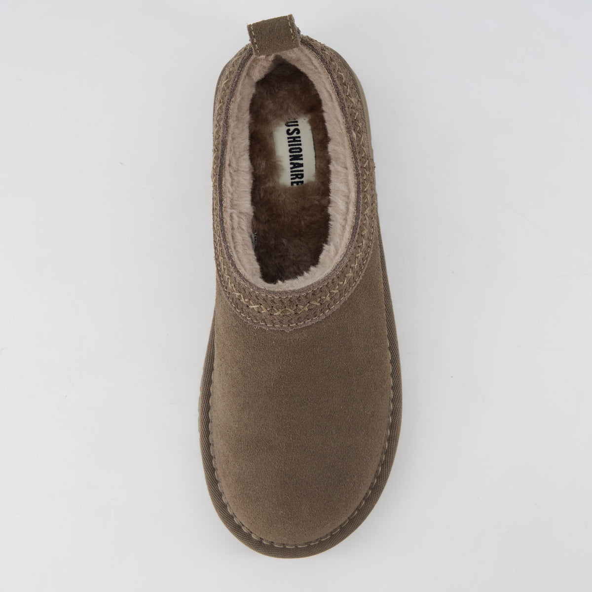 Jasper Cozy Womens Slippers Taupe