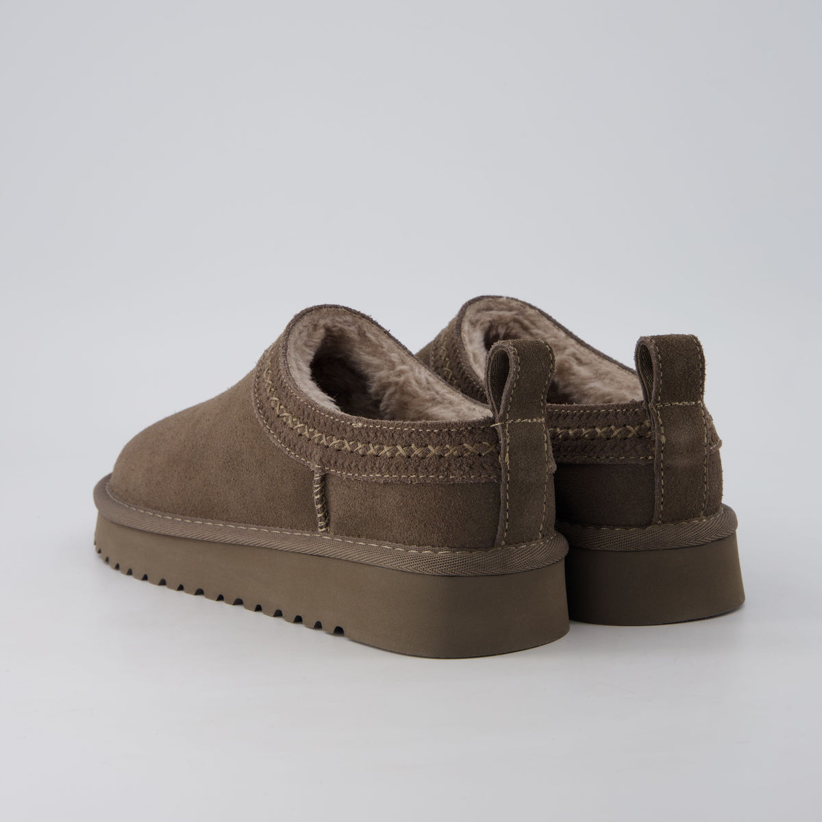 Jasper Cozy Womens Slippers Taupe