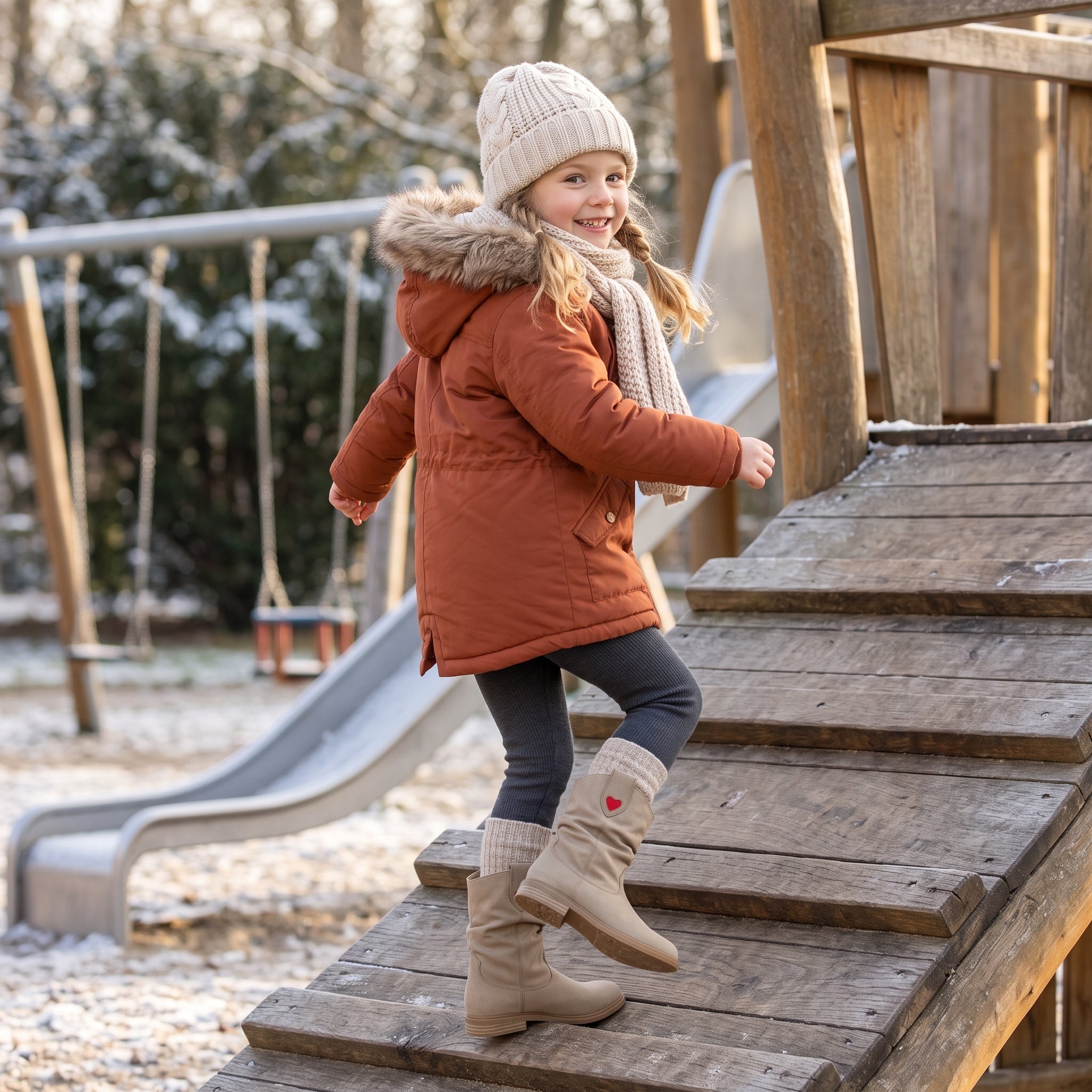 Jayla Girls Slouch Boots