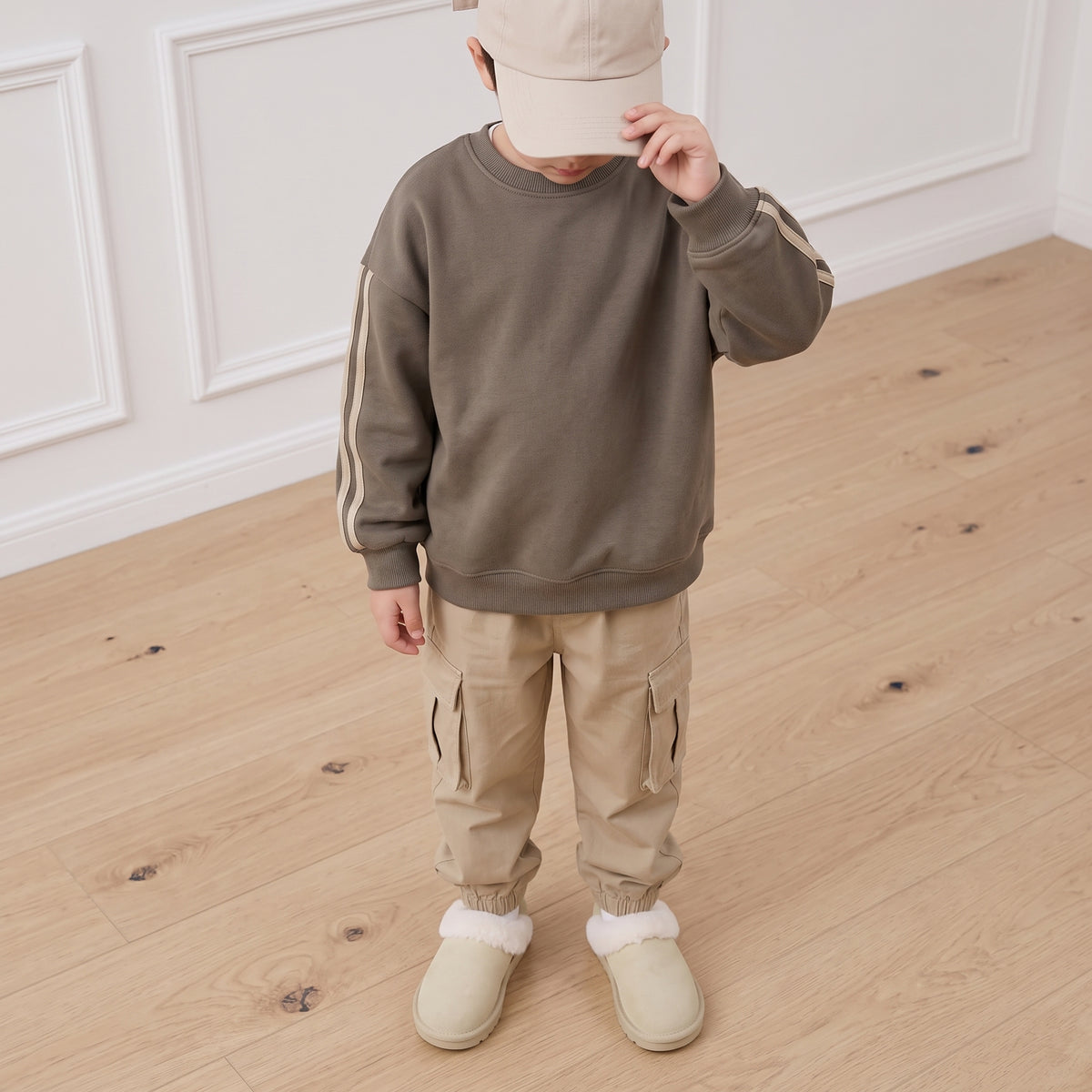 Kari Cozy Kids Slippers Sand Medium