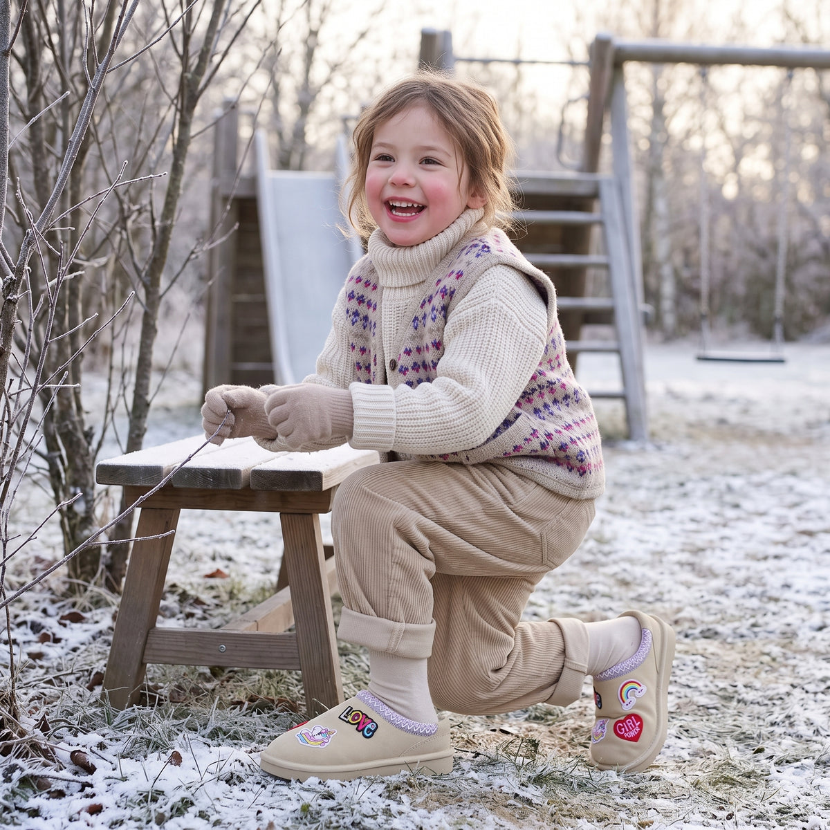 Keto-K Cozy Slipper Sand Embellish Medium