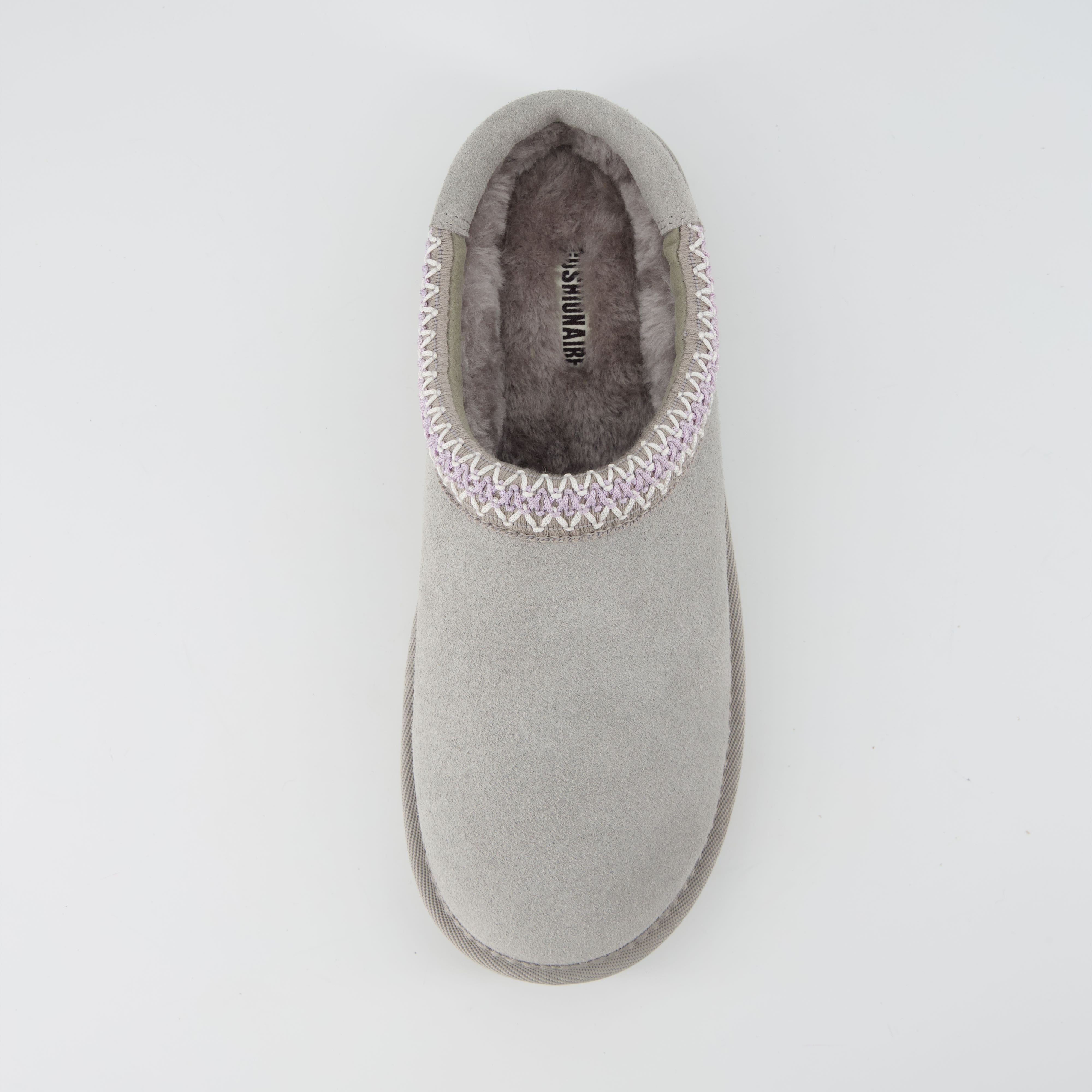 Keto-K Cozy Slipper Gray Lavender Medium