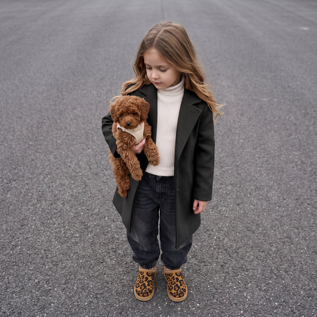 Keto-K Cozy Slipper Brown Cheetah Medium