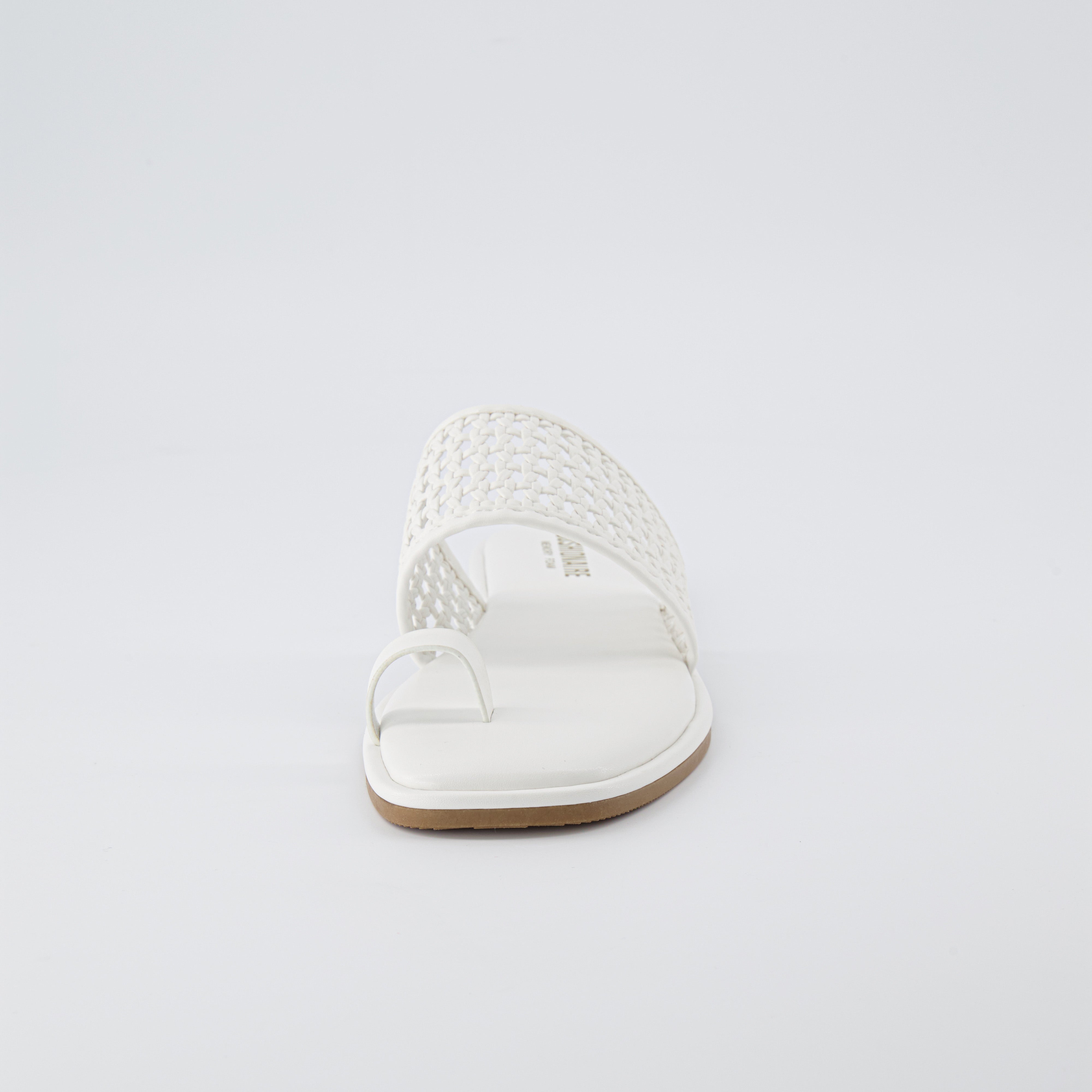 Kiss Toe Ring Sandal White