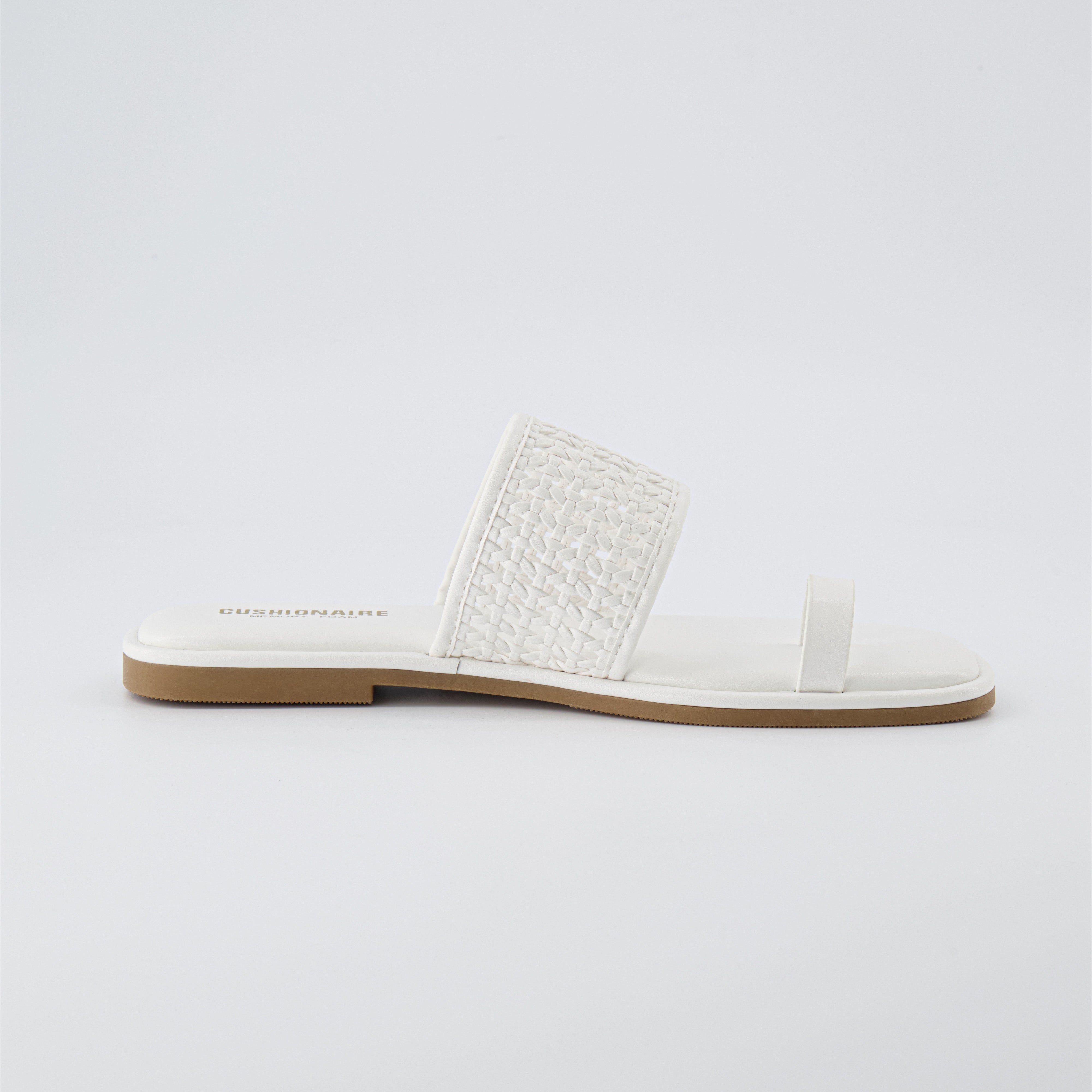 Kiss Toe Ring Sandal White