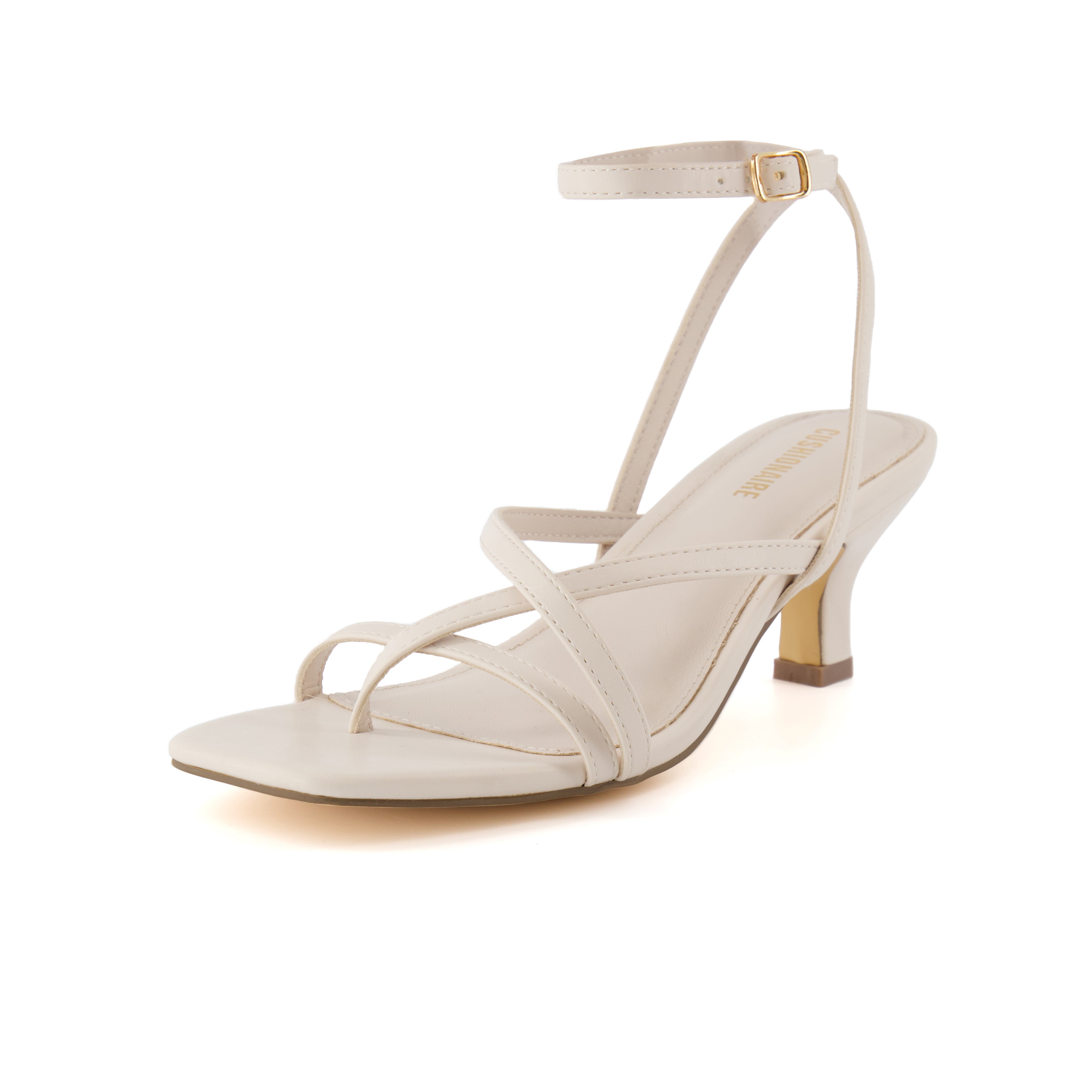 Kitten Dress Sandal Ivory