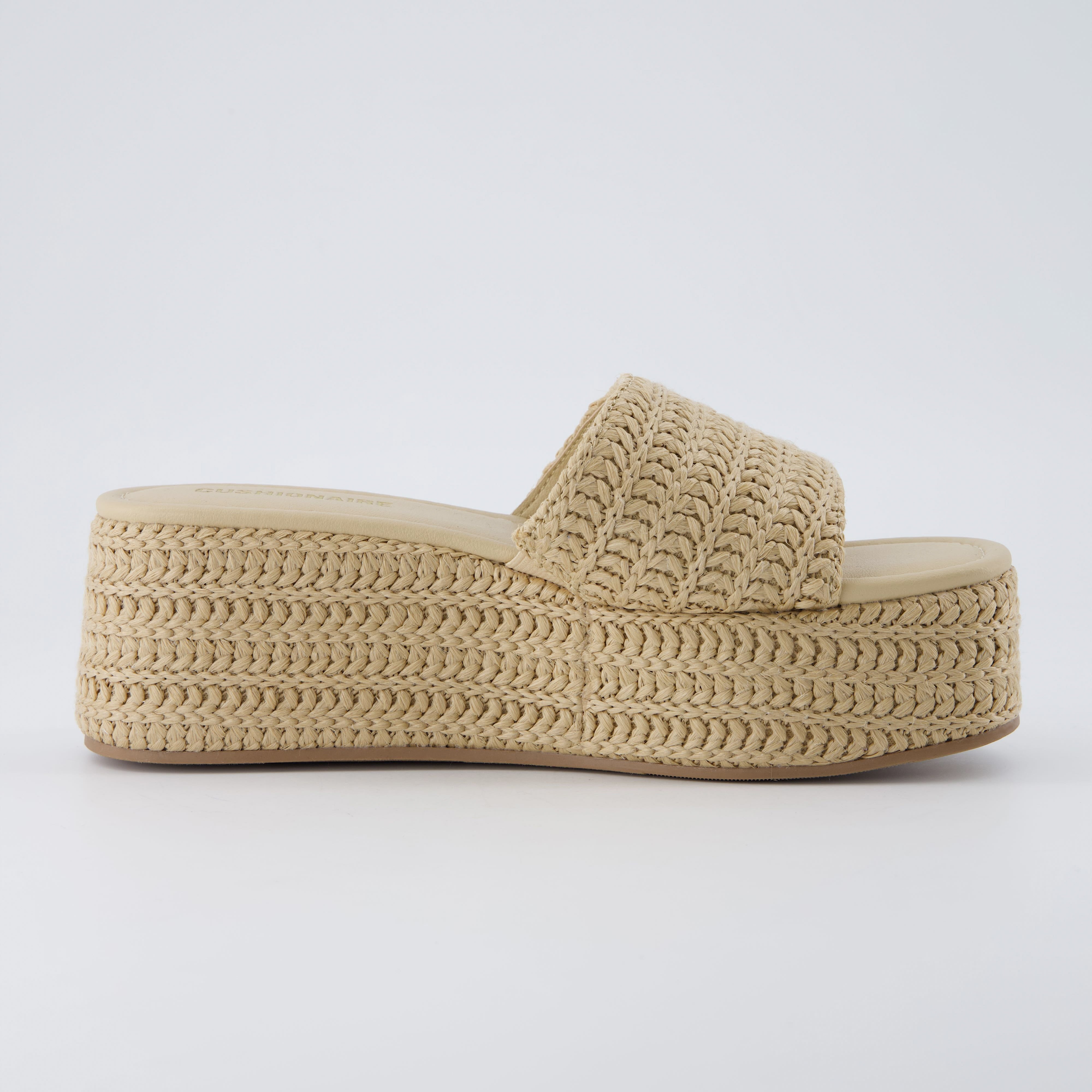 Carmen Platform Sandals Natural