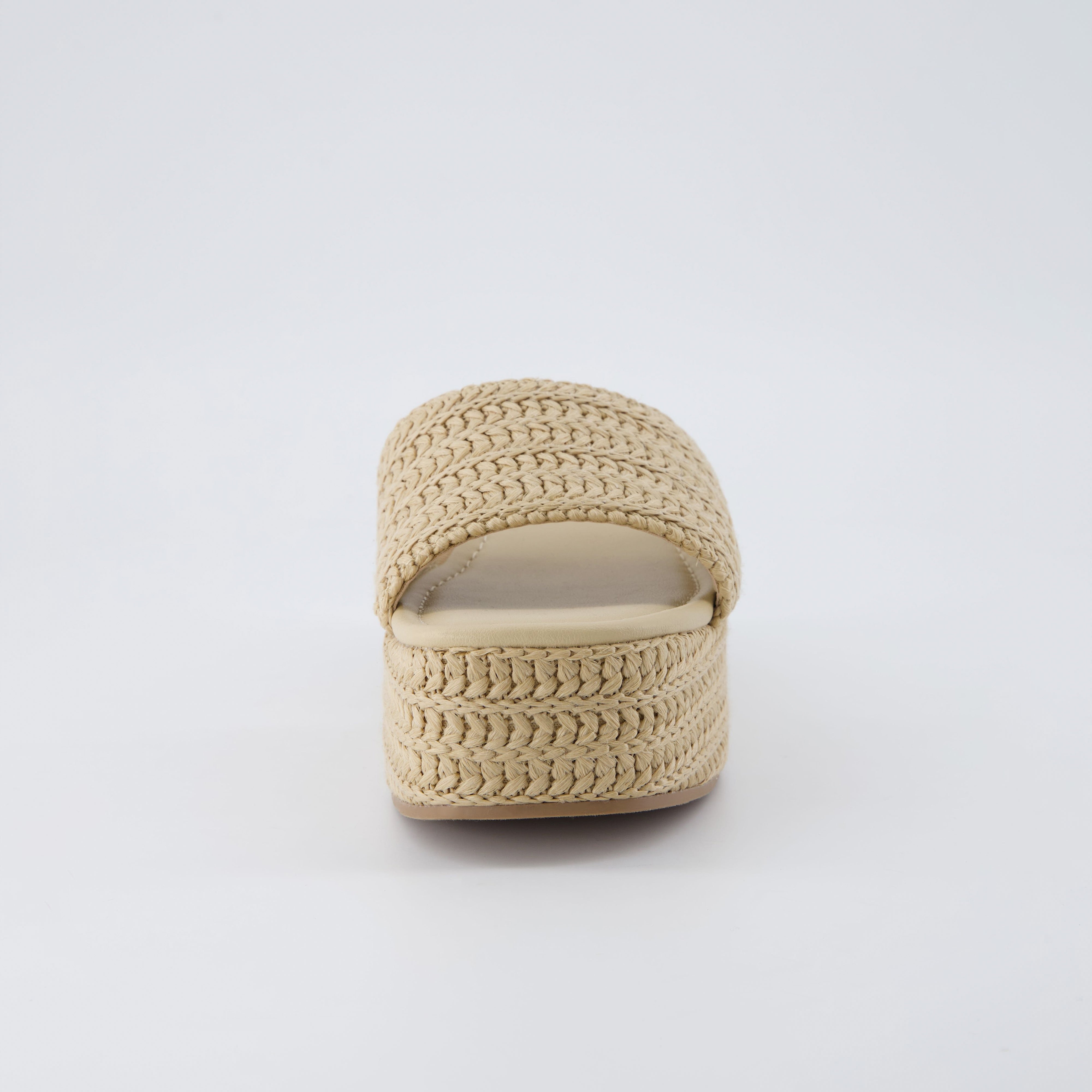 Carmen Platform Sandals Natural