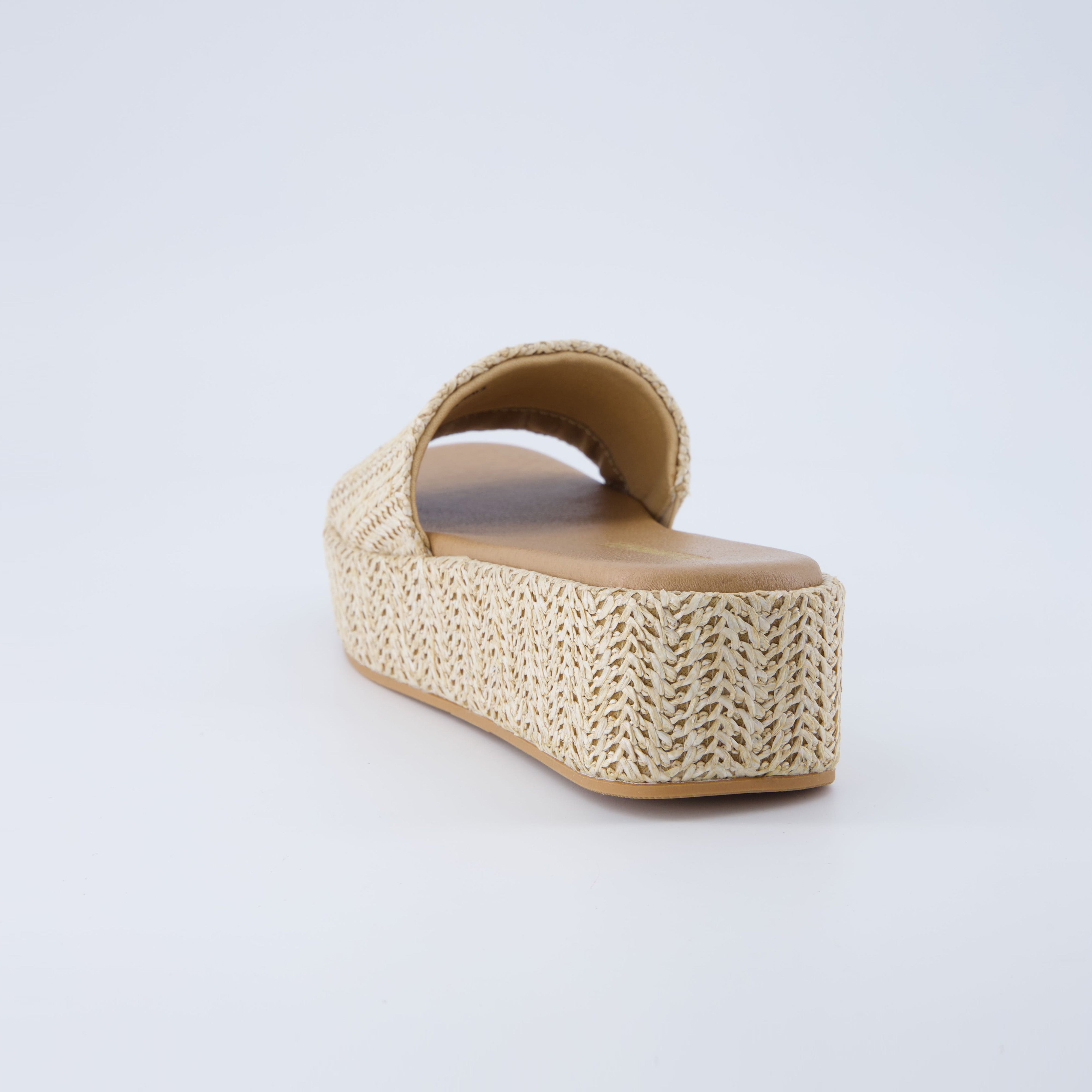 Kudos Platform Sandal Tan