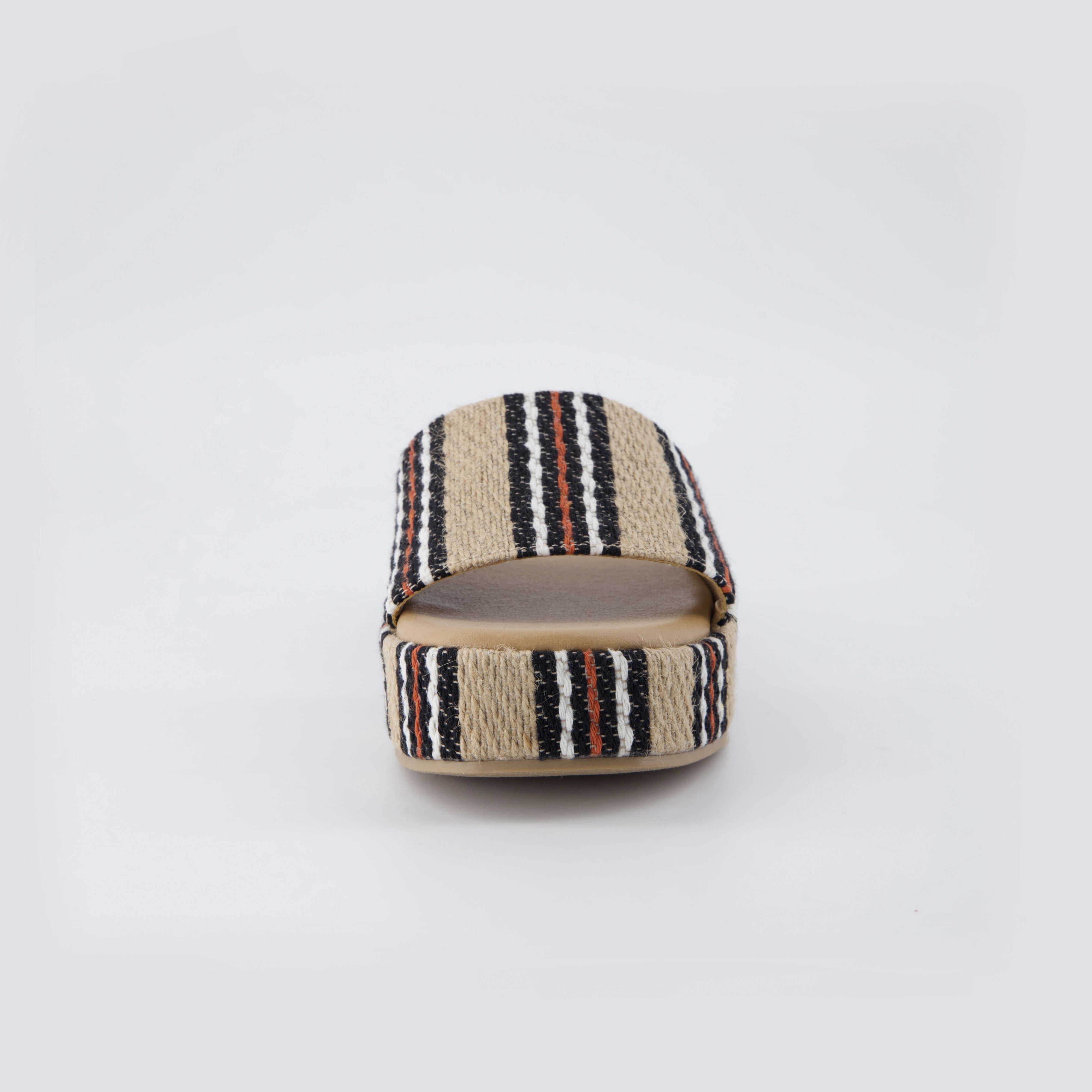 Kudos Platform Sandal Natural Raffia
