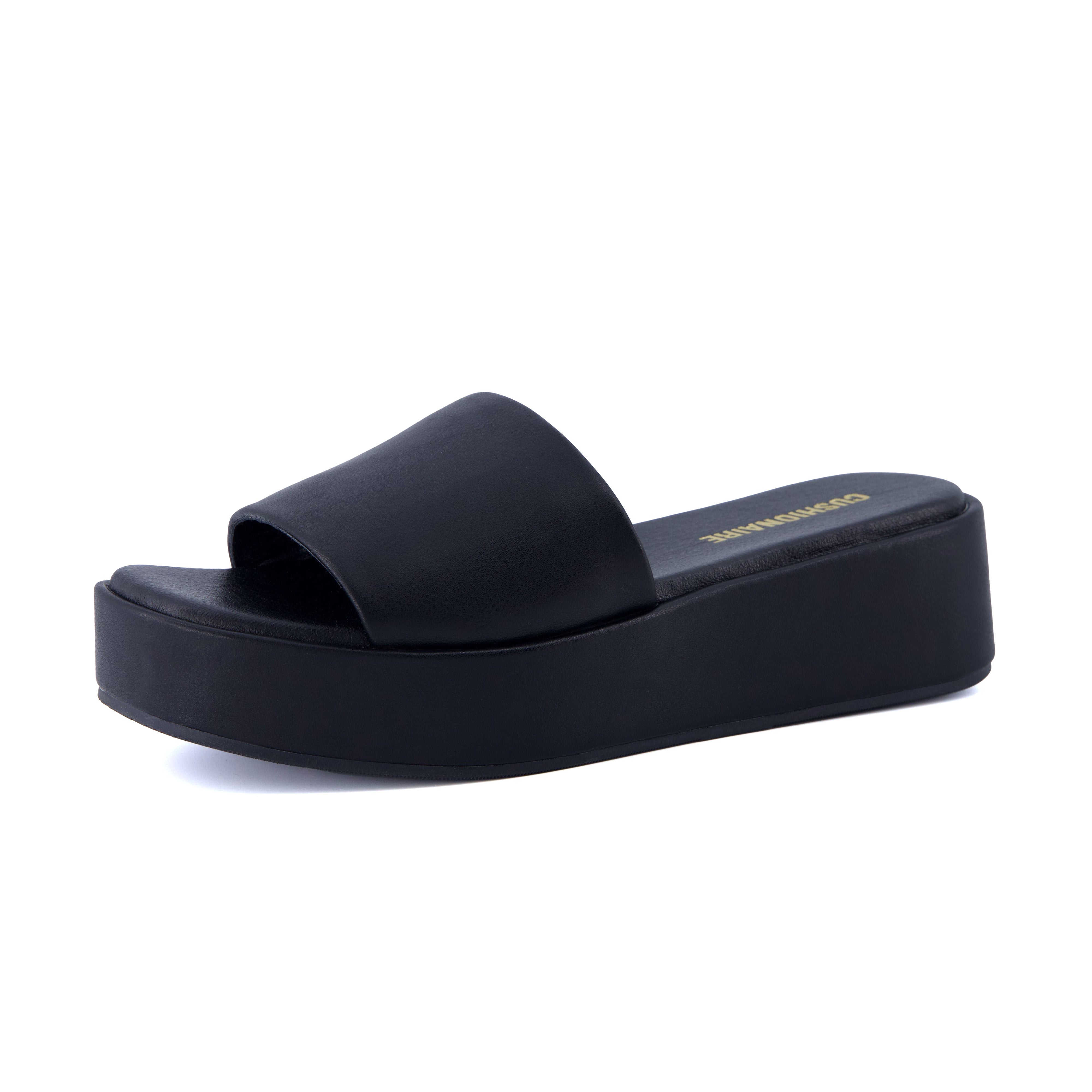 Kudos Platform Sandal Tan