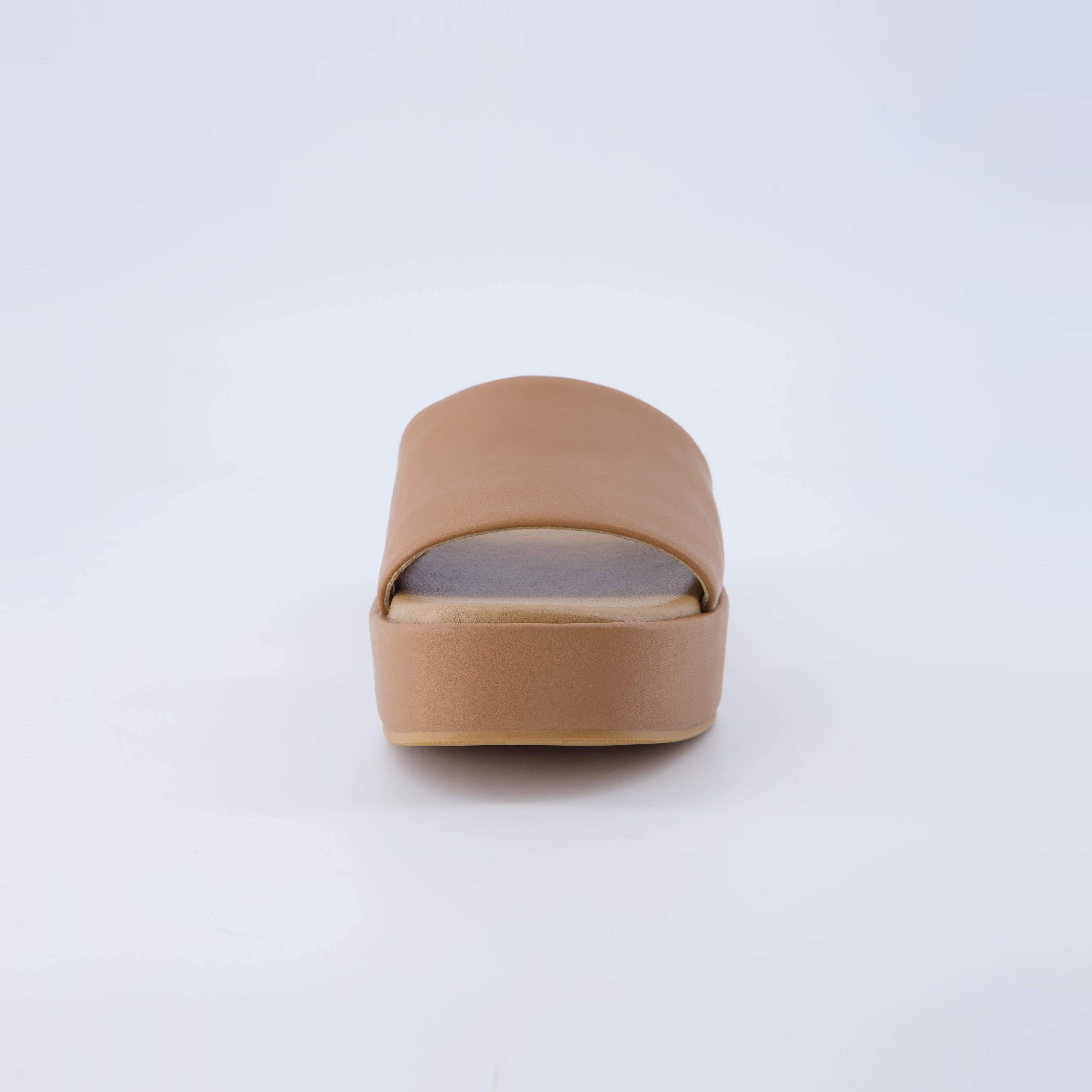 Kudos Platform Sandal Tan