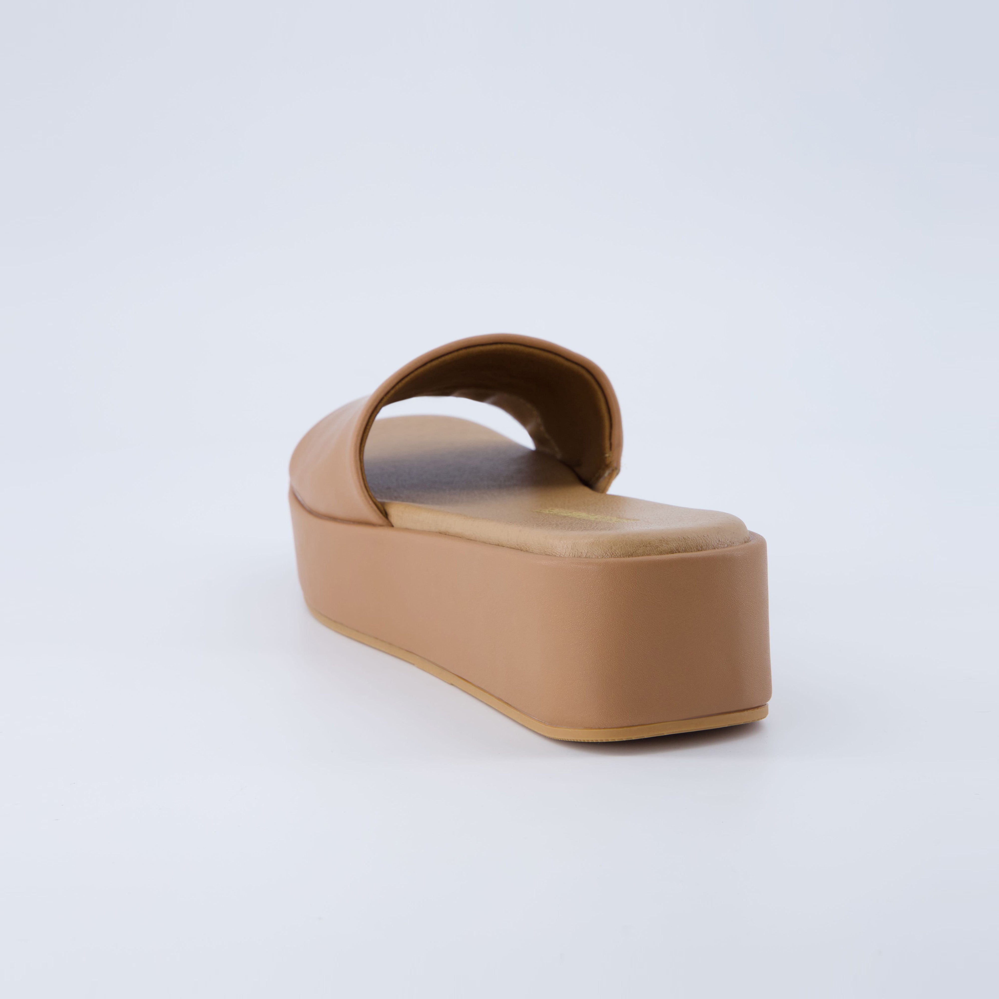Kudos Platform Sandal Tan