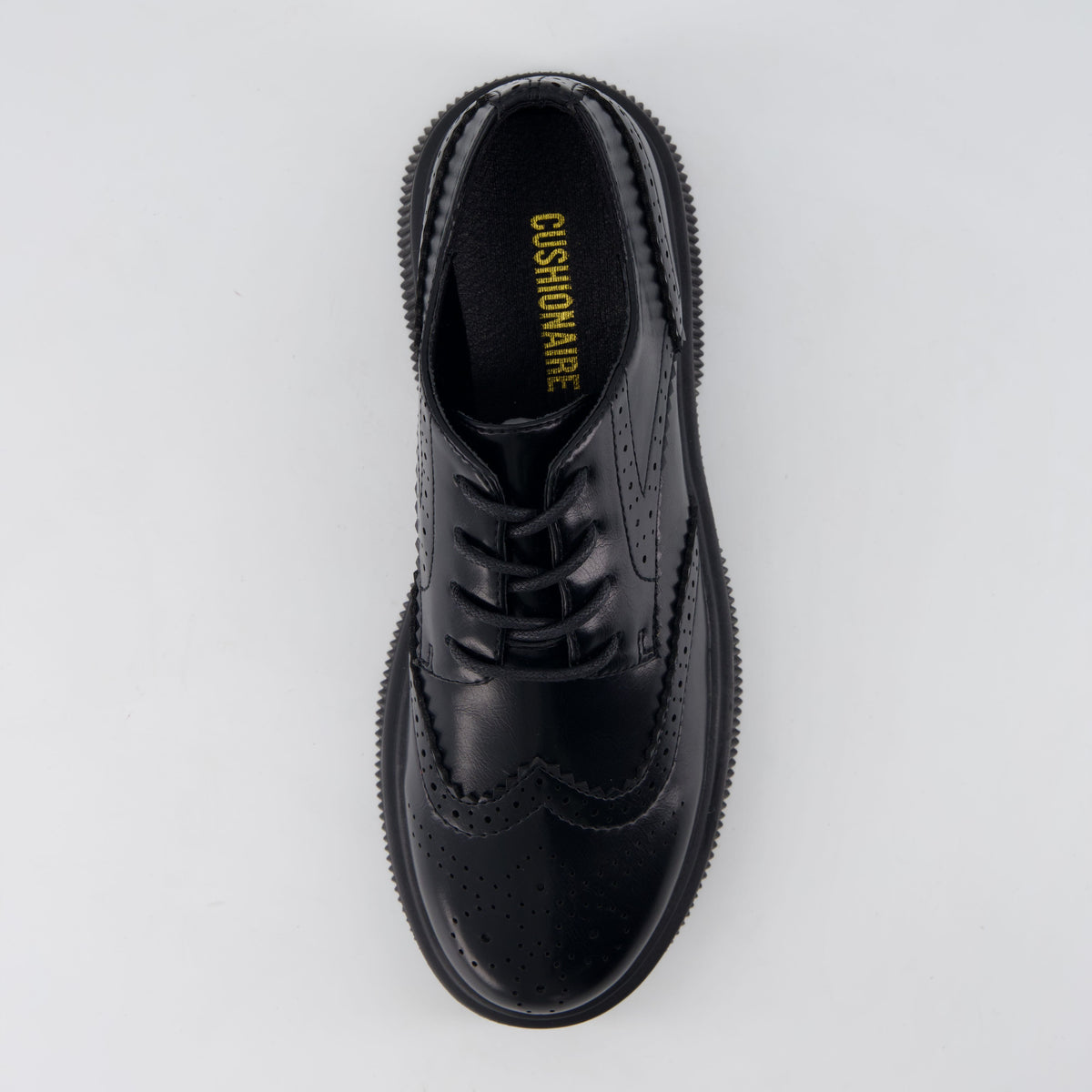 Landau Platform Oxford Dress Shoes Black Medium