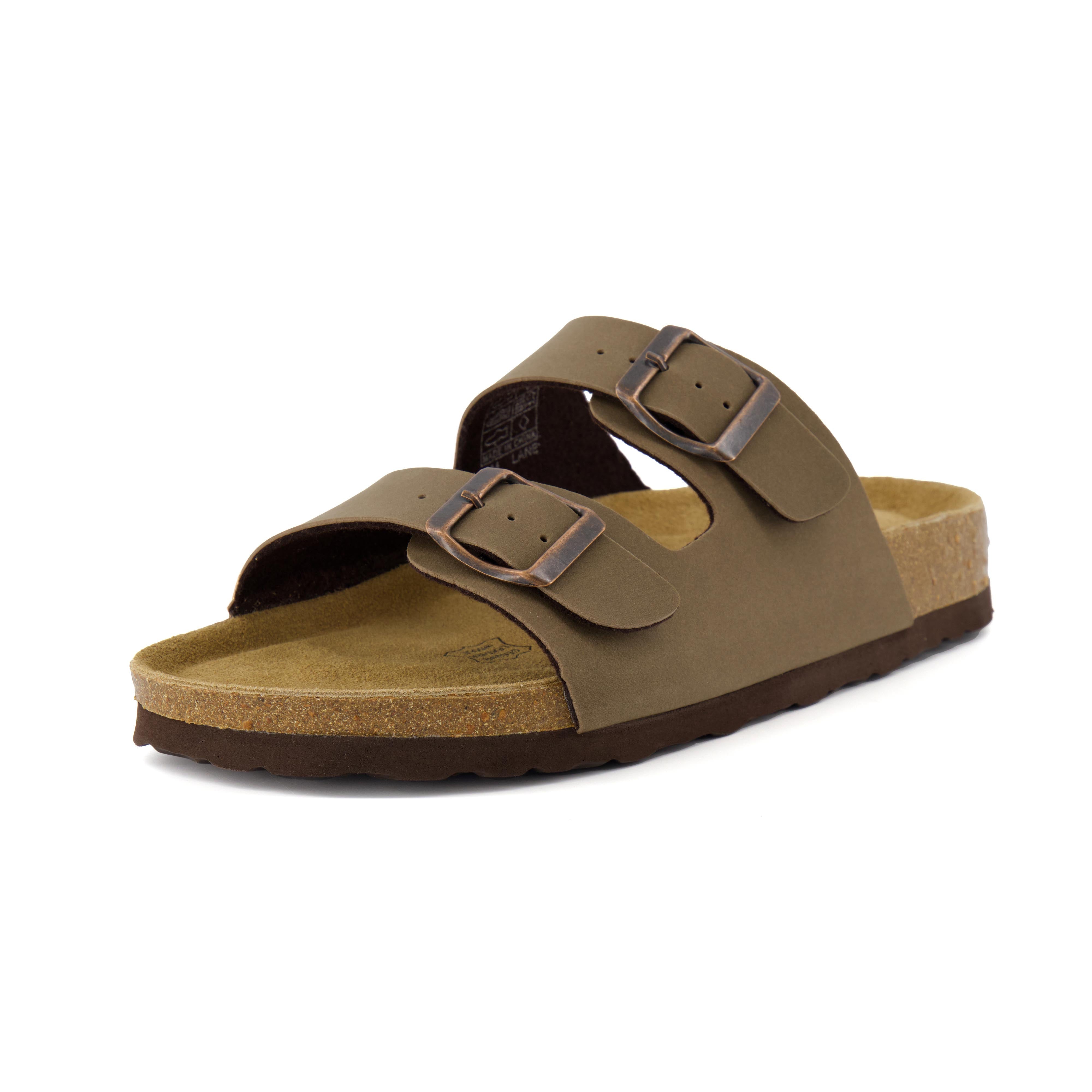 Lane Cork Footbed Sandal Brown