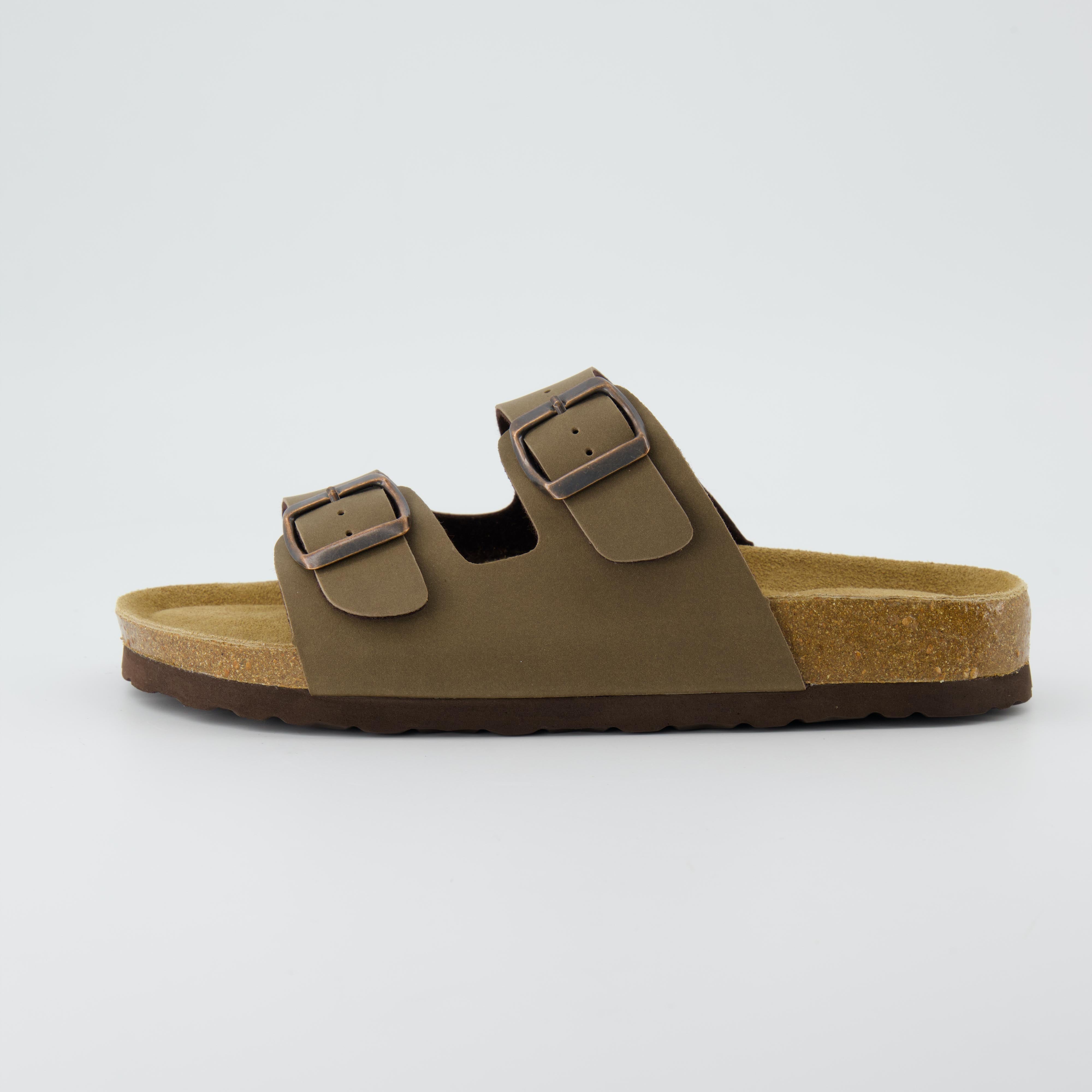 Lane Cork Footbed Sandal Brown