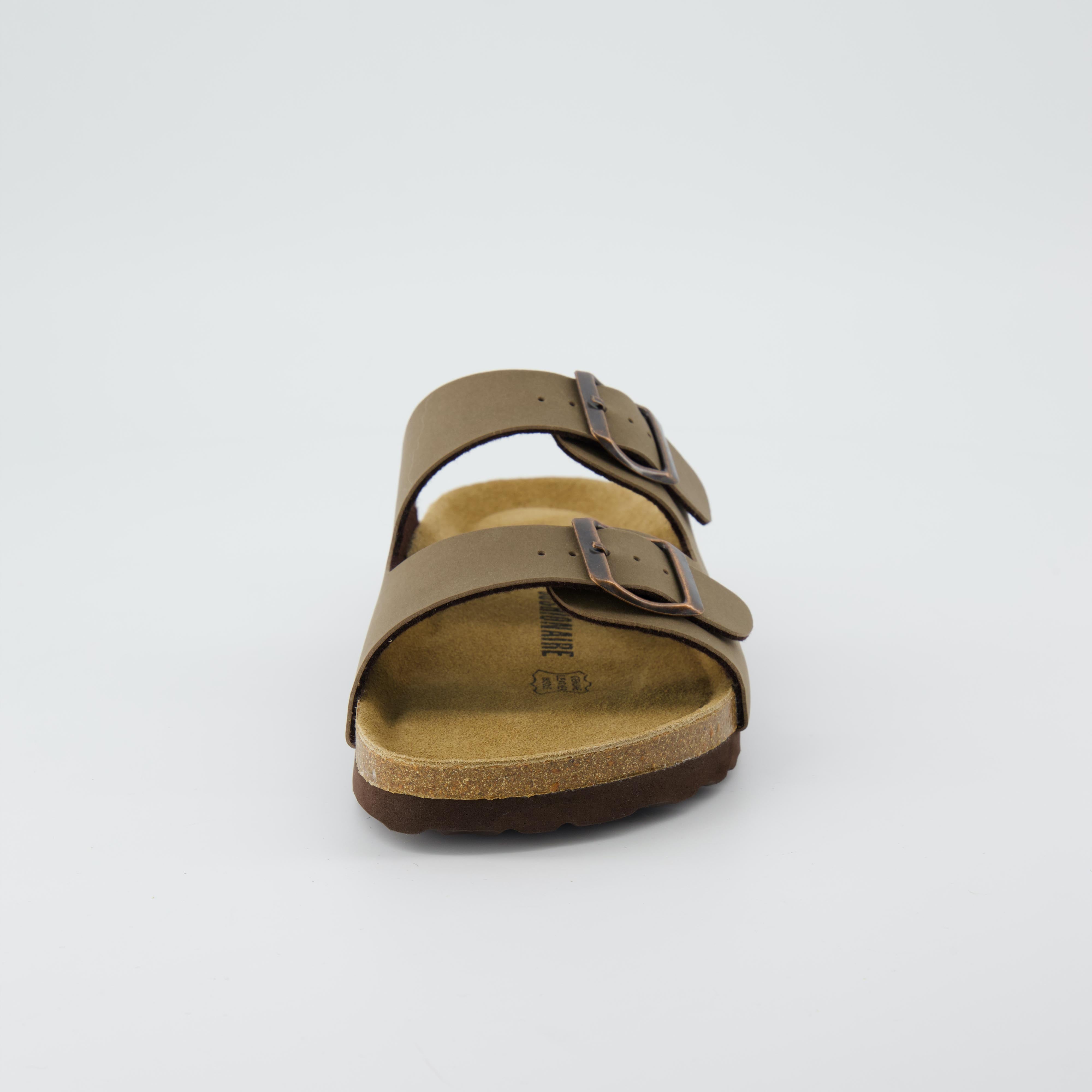 Lane Cork Footbed Sandal Brown