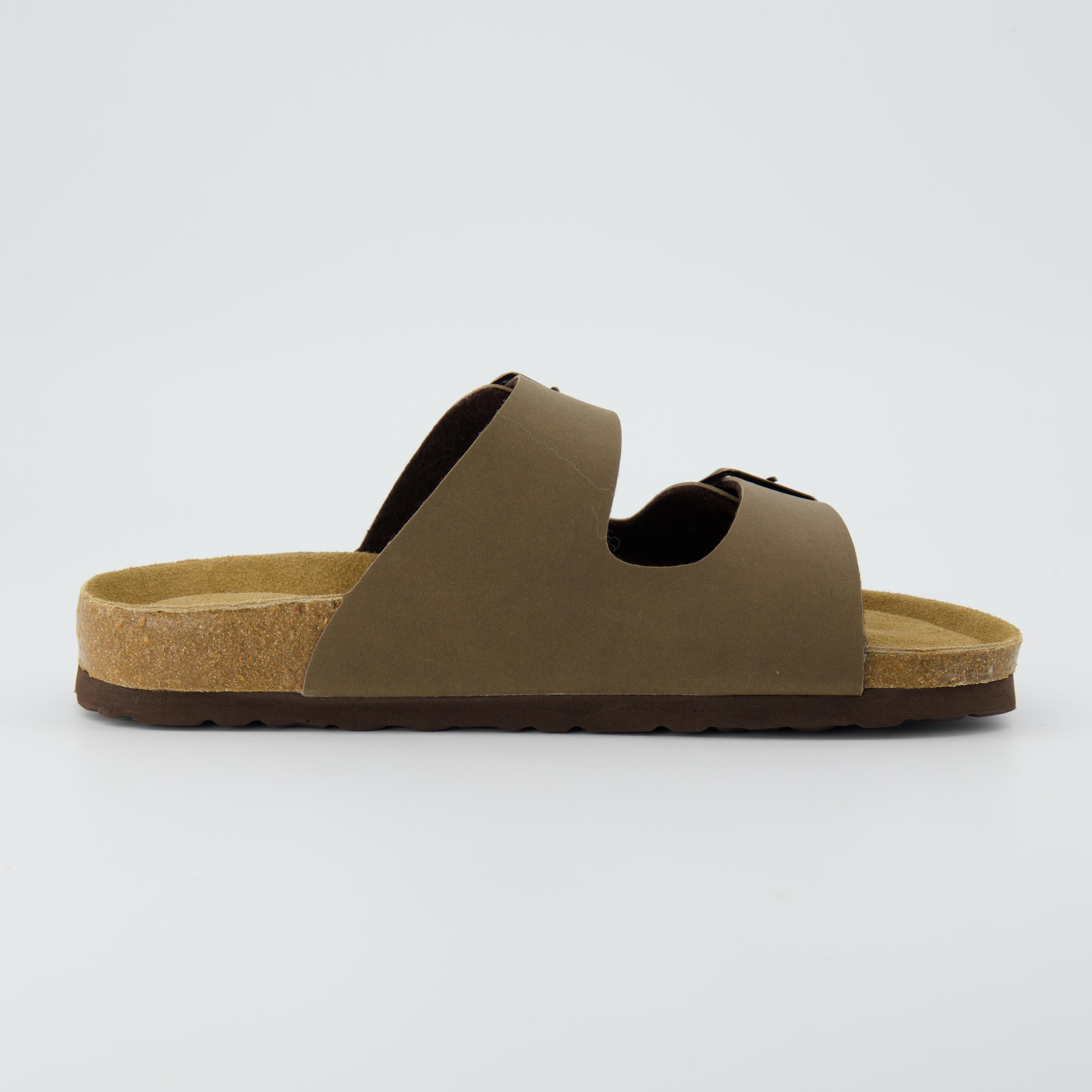 Lane Cork Footbed Sandal Brown