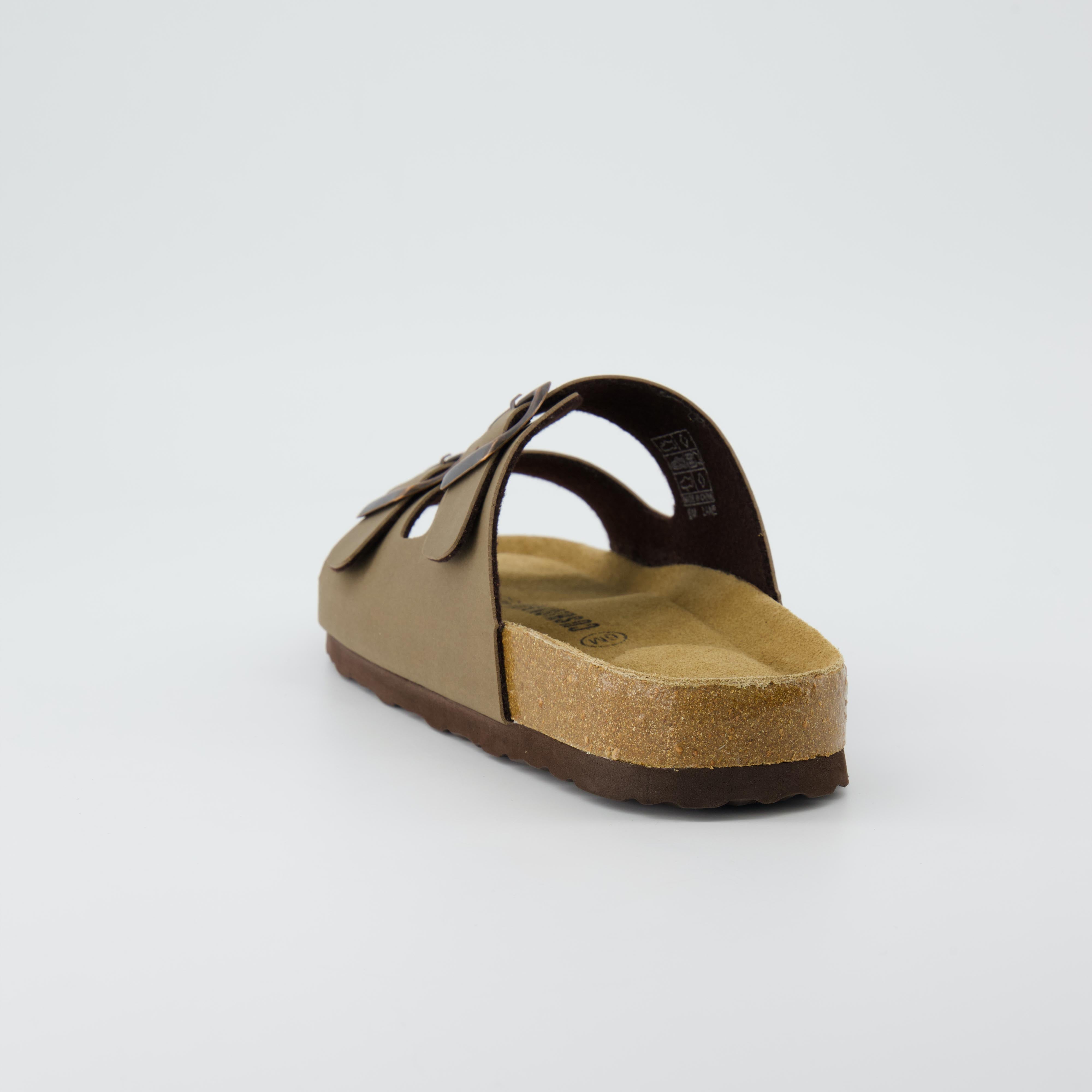 Lane Cork Footbed Sandal Brown