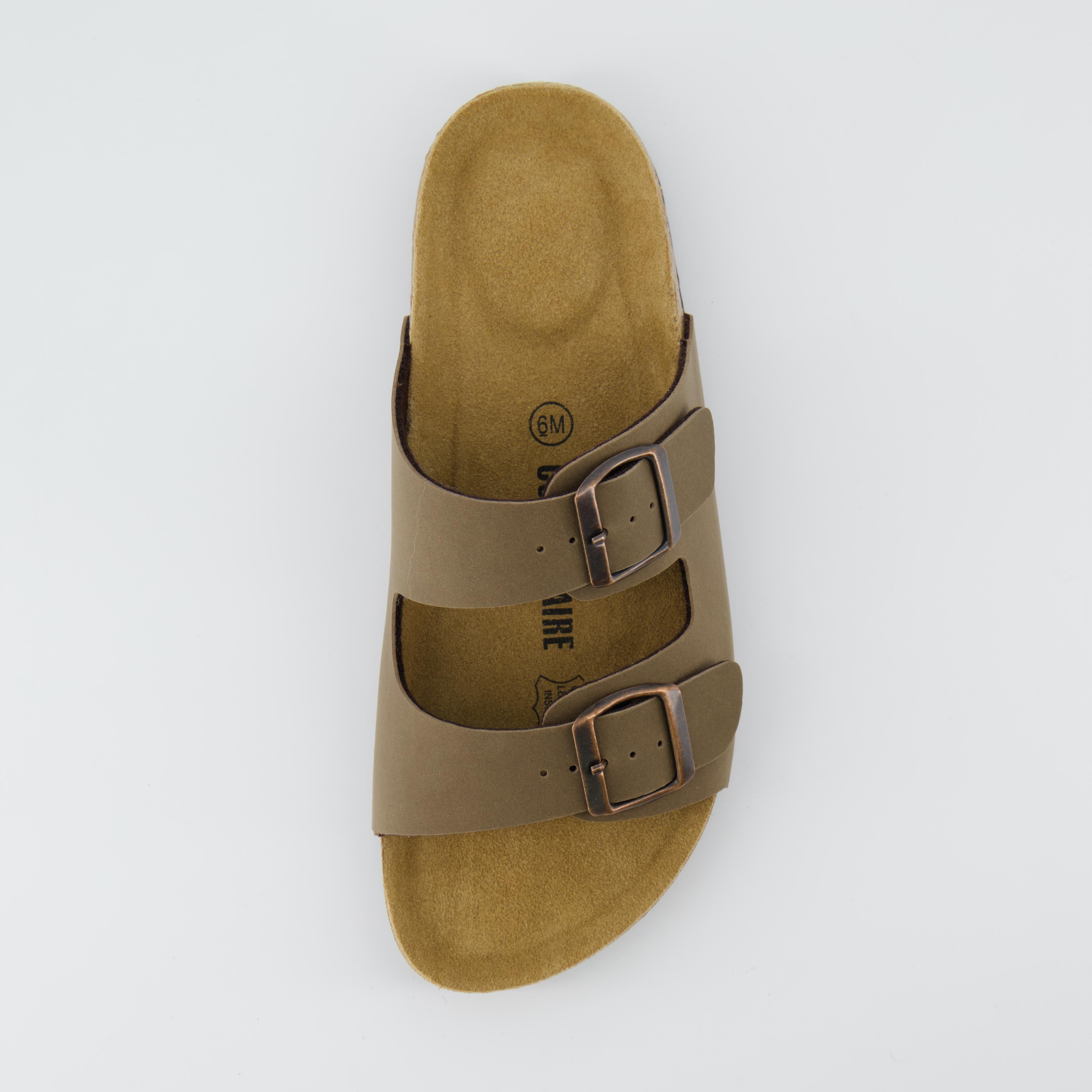 Lane Cork Footbed Sandal Brown