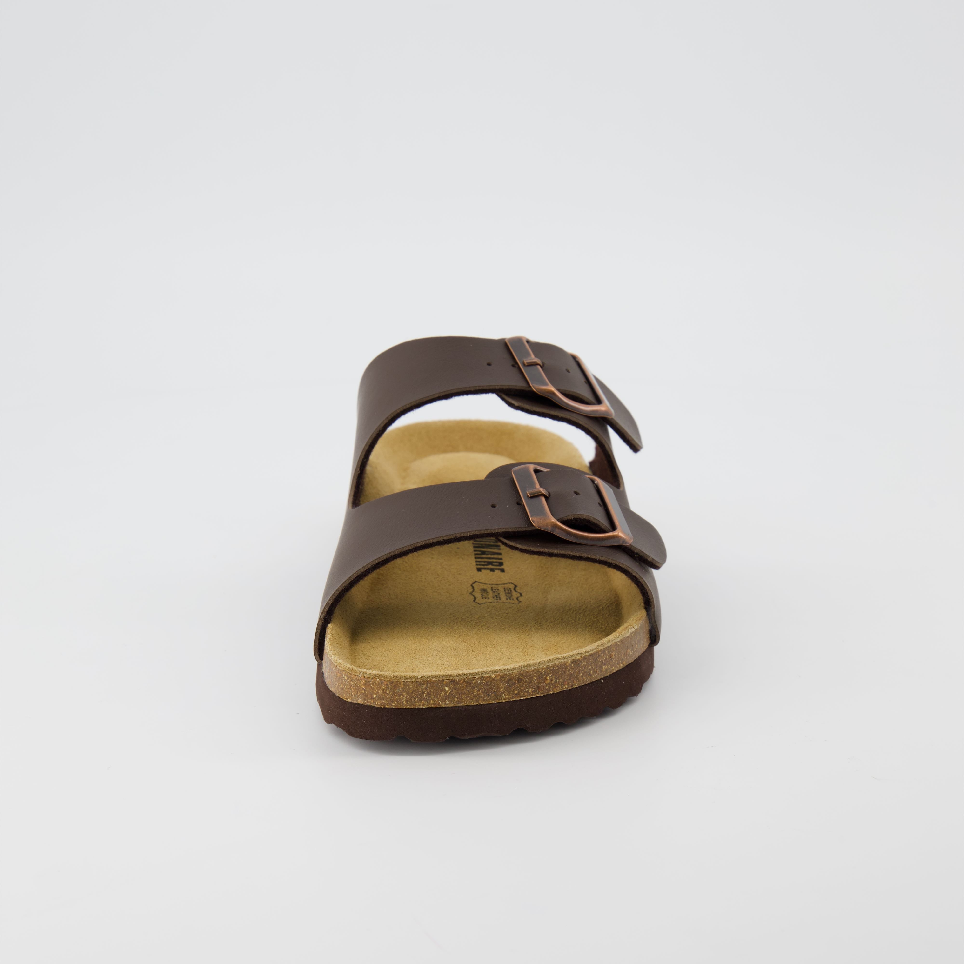 Lane Cork Footbed Sandal Brown Nappa