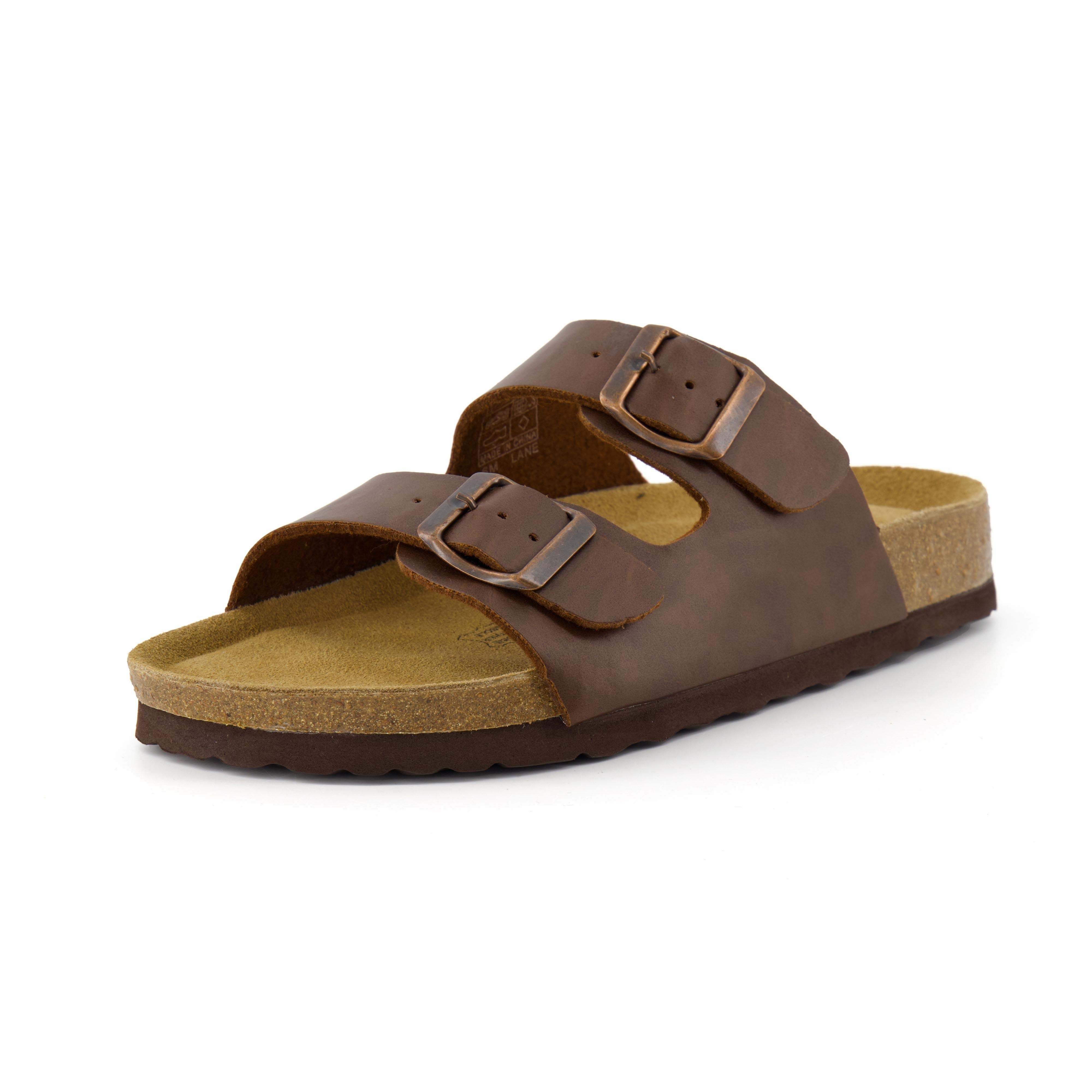 Lane Cork Footbed Sandal Brown Oily