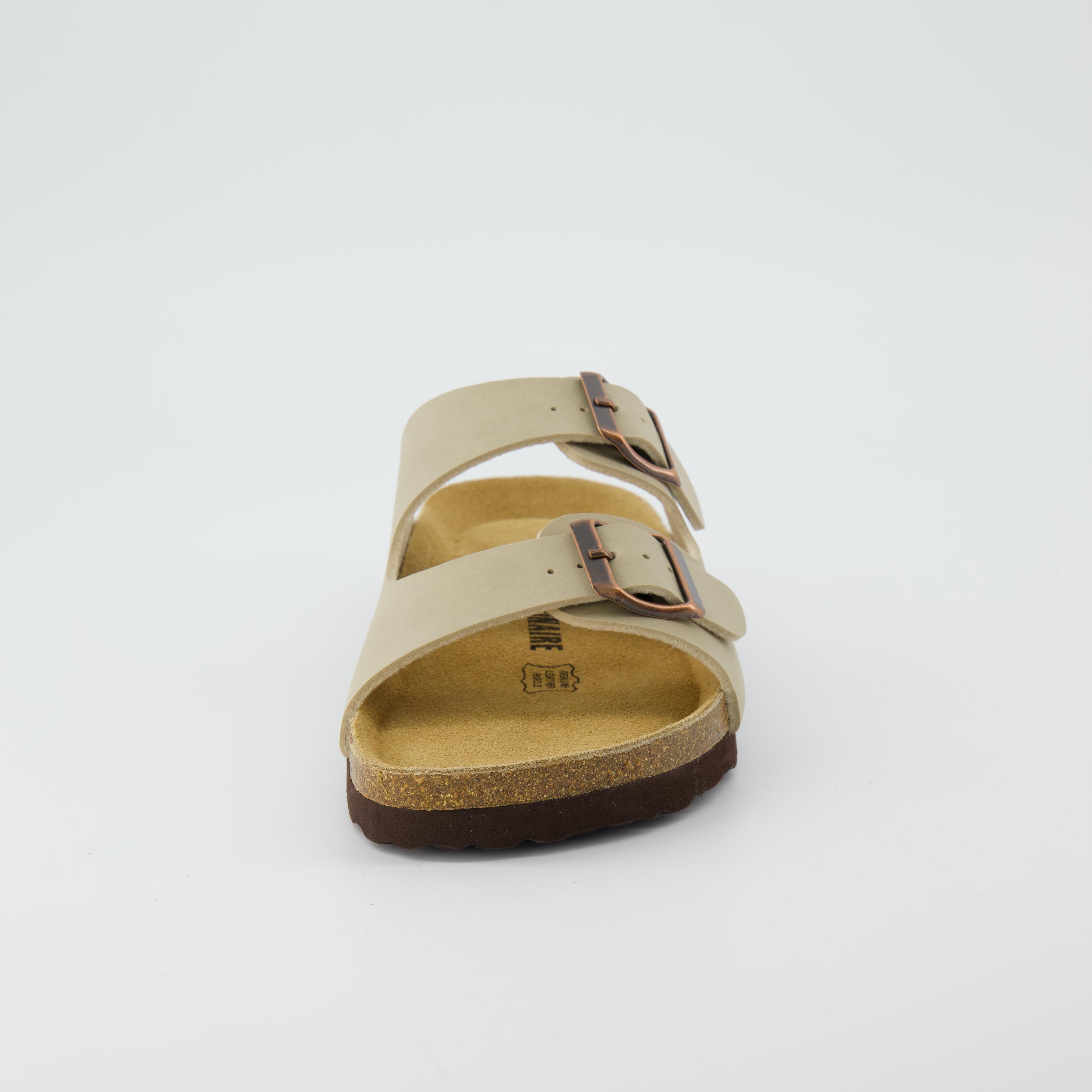 Lane Cork Footbed Sandal Stone