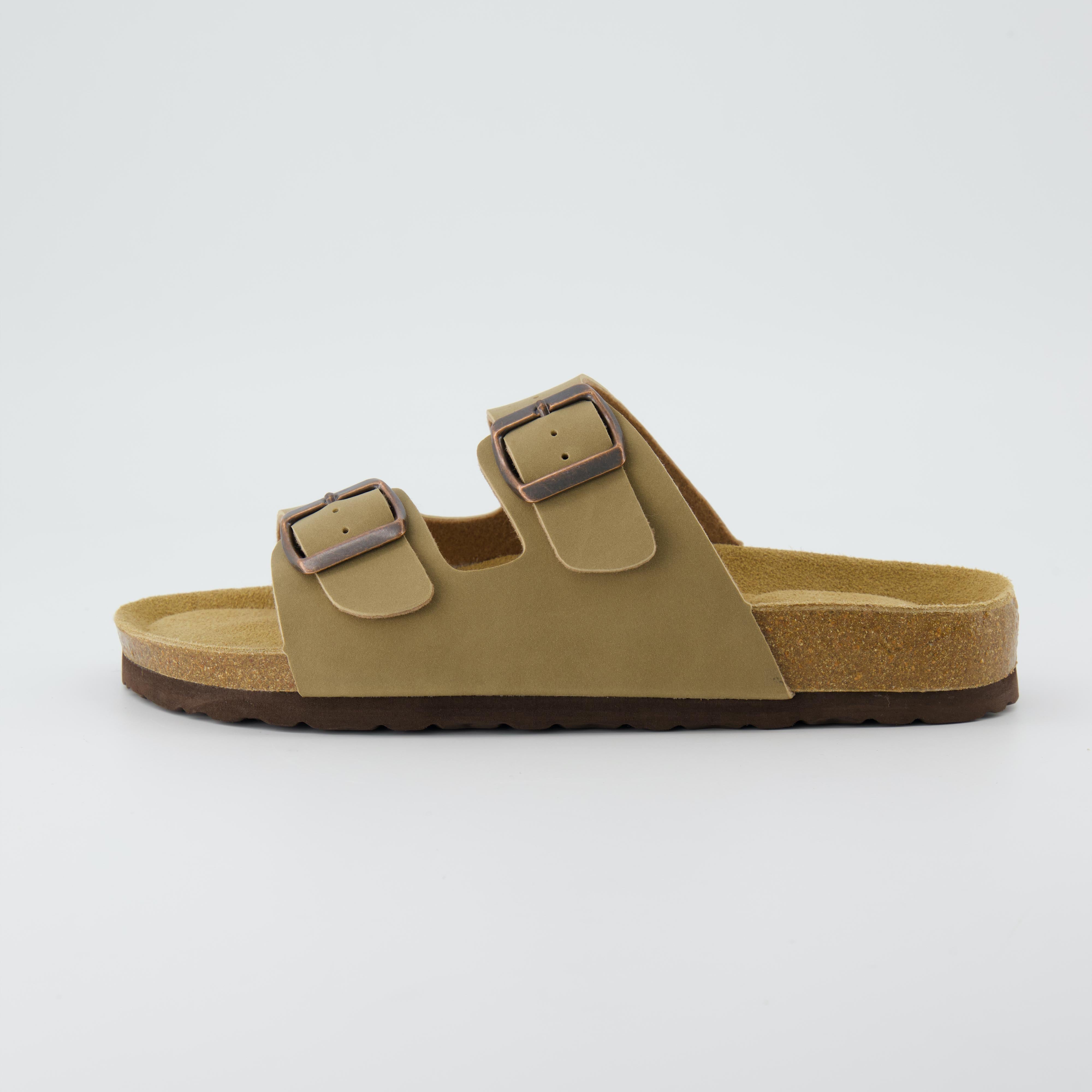 Lane Cork Footbed Sandal Taupe