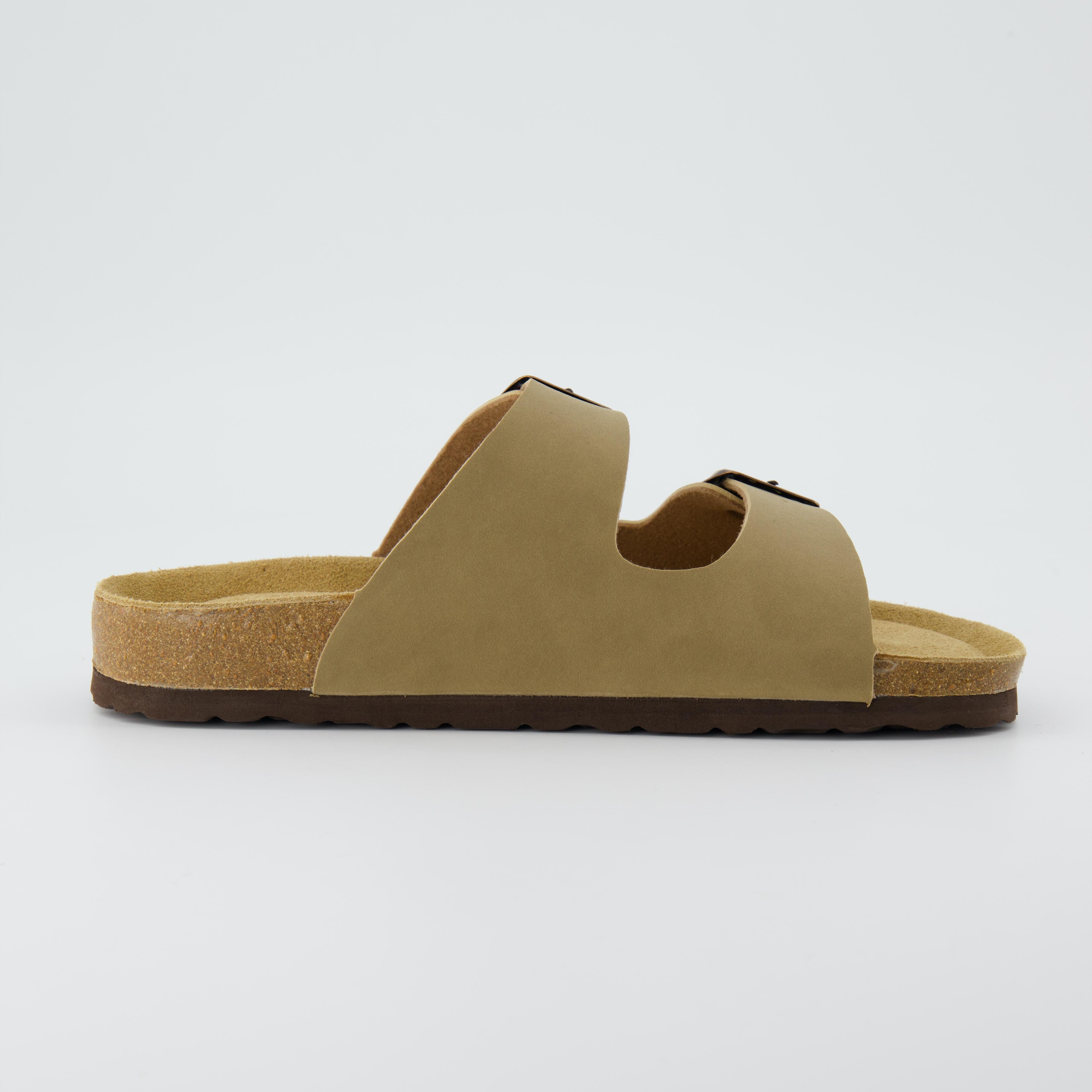 Lane Cork Footbed Sandal Taupe