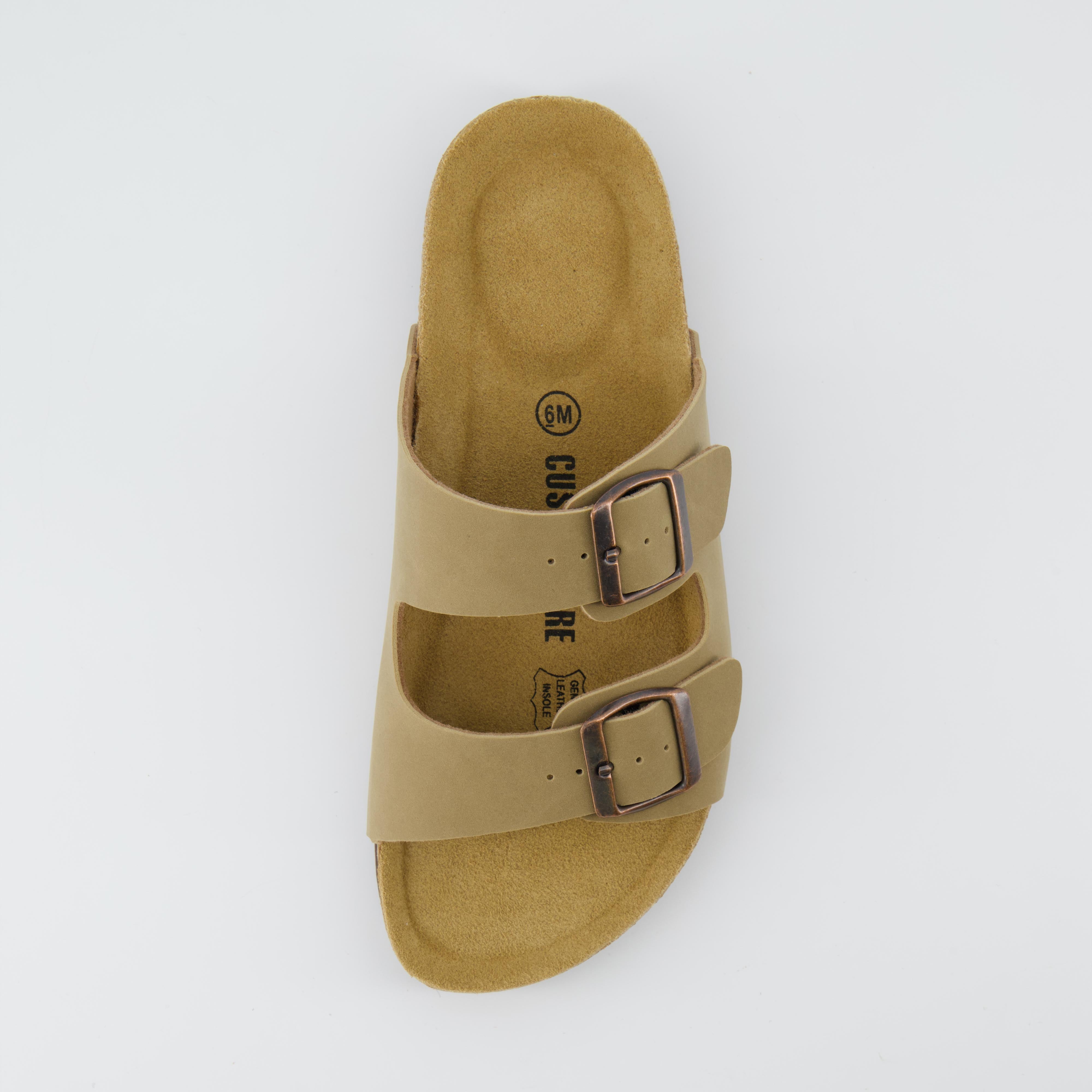 Lane Cork Footbed Sandal Taupe
