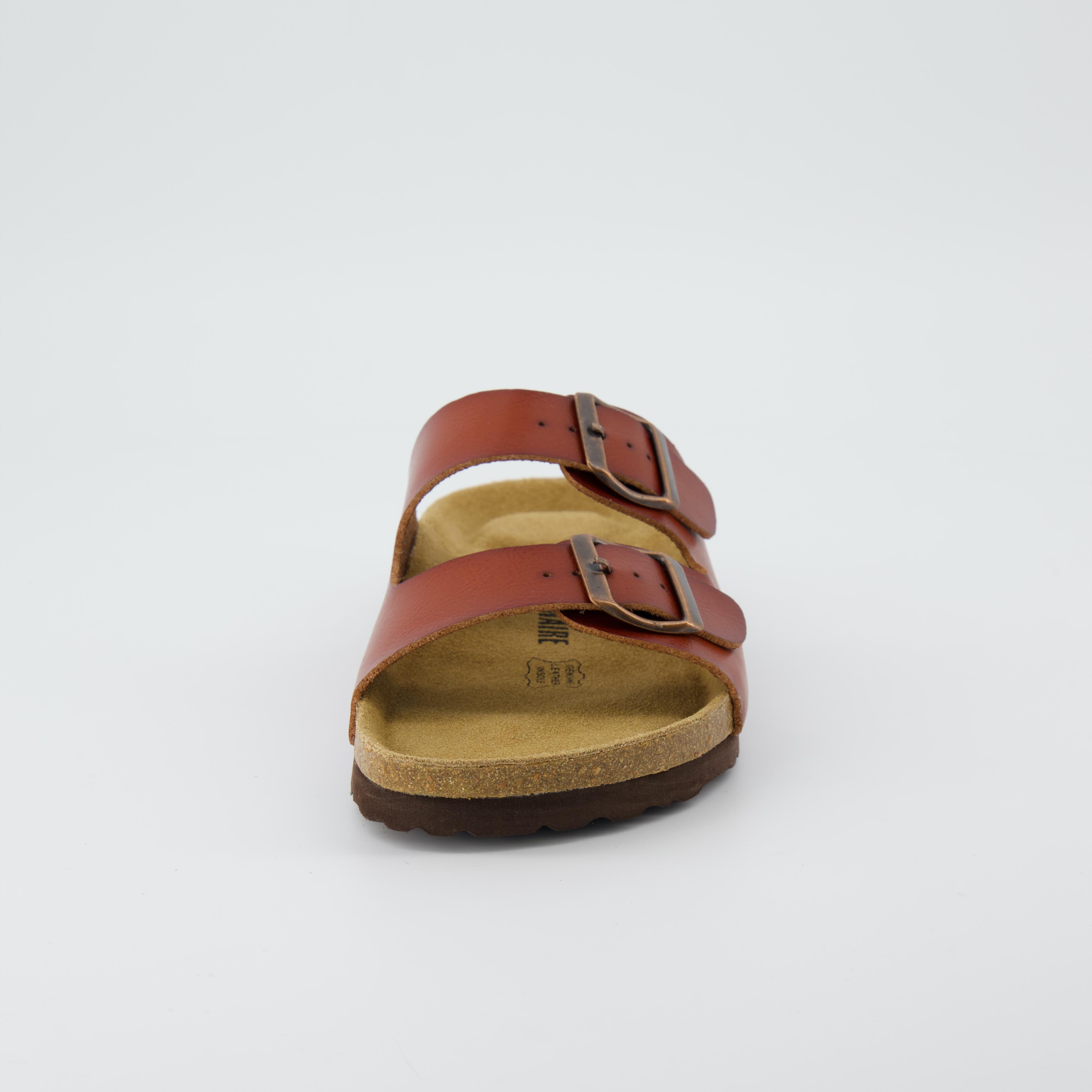 Lane Cork Footbed Sandal Whiskey