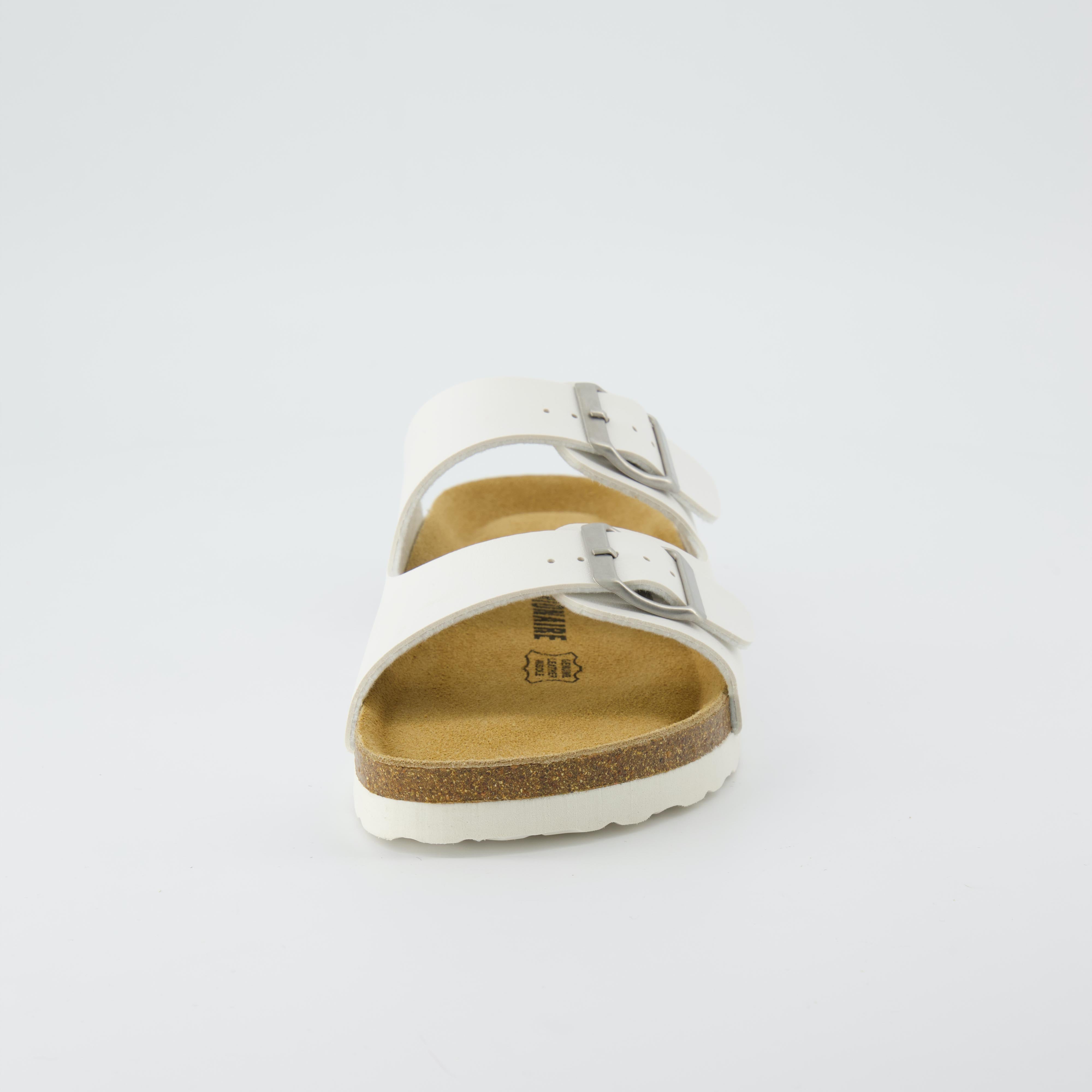 Lane Cork Footbed Sandal White
