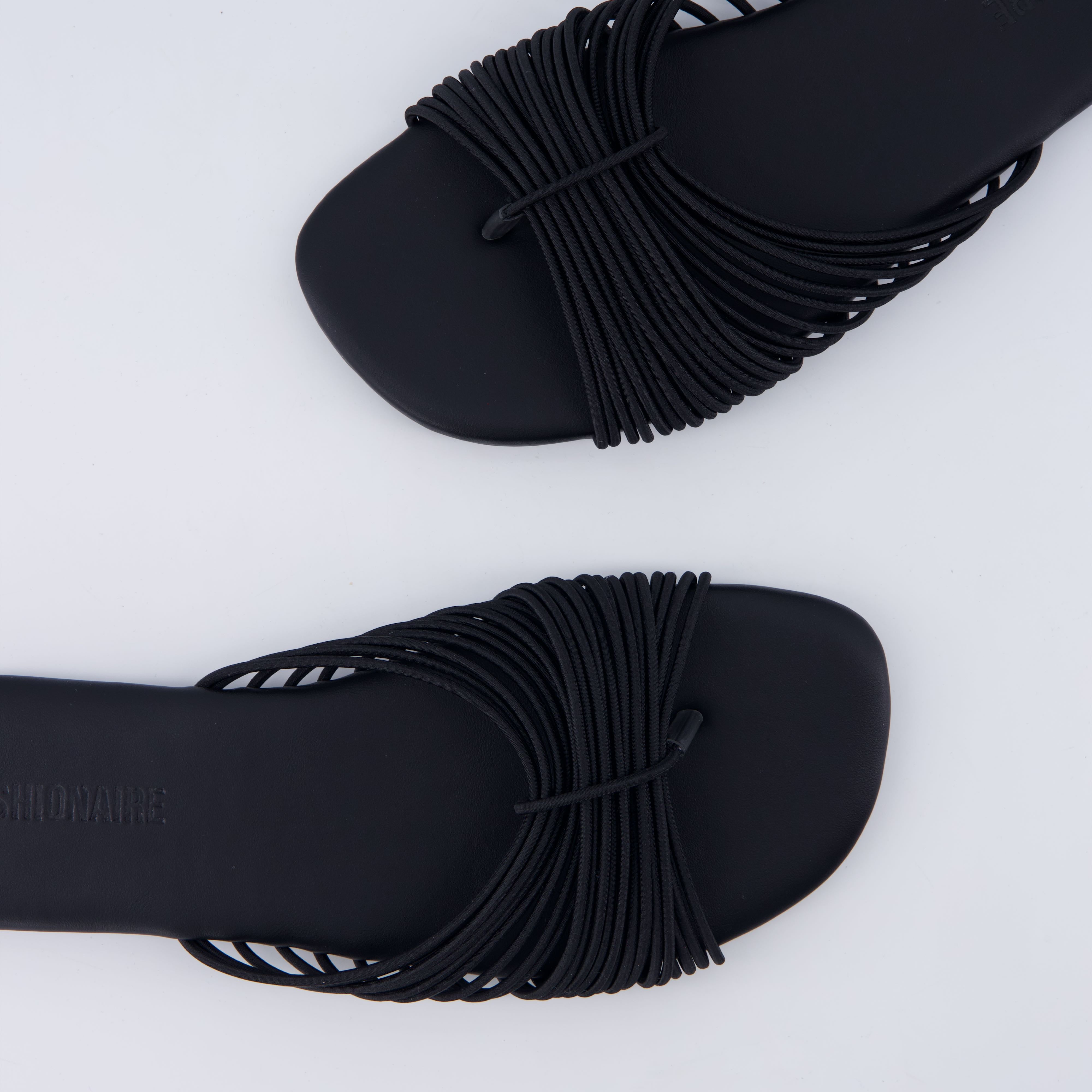 Lanky Strappy Sandals Black Medium
