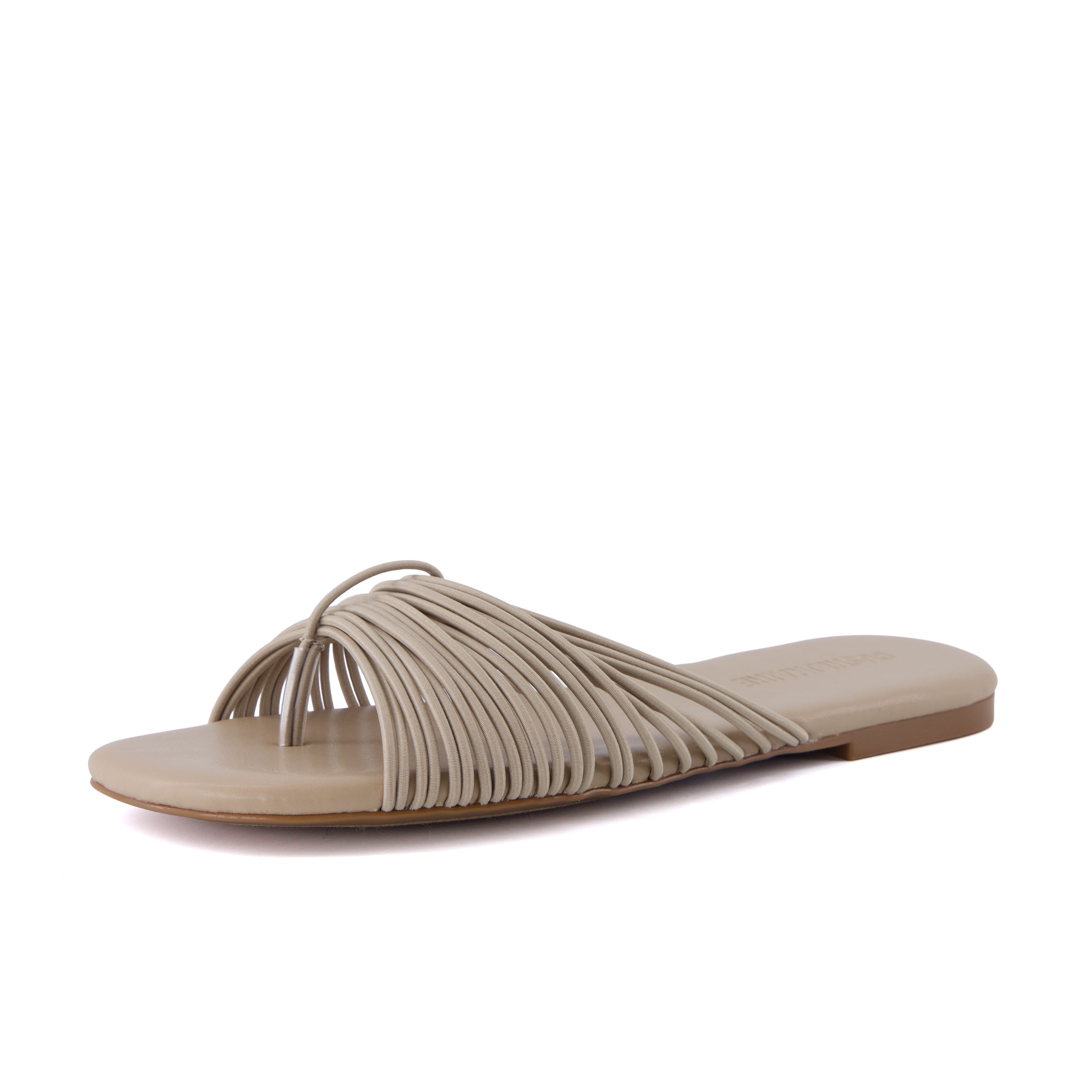 Lanky Strappy Sandals Taupe Medium