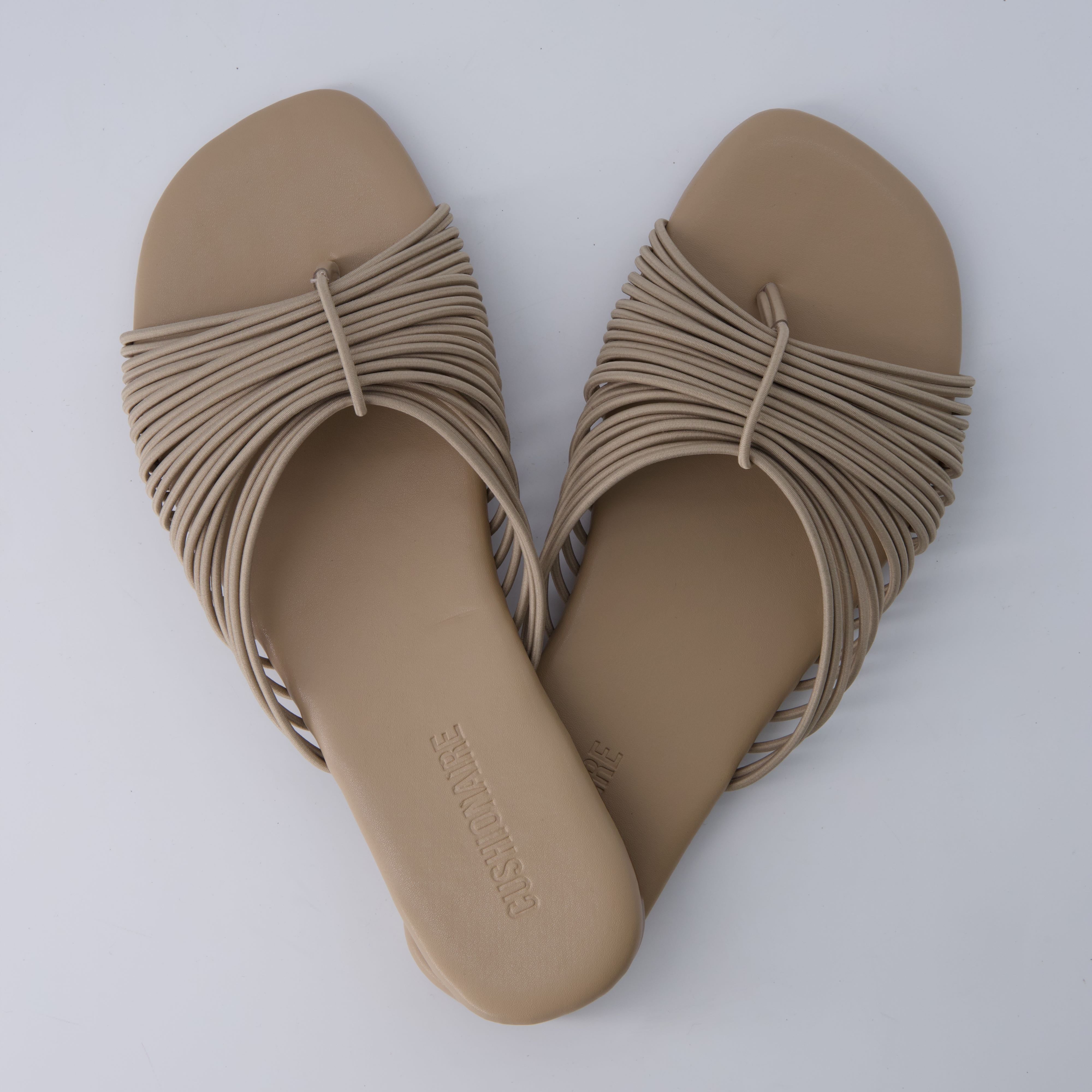 Lanky Strappy Sandals Taupe Medium