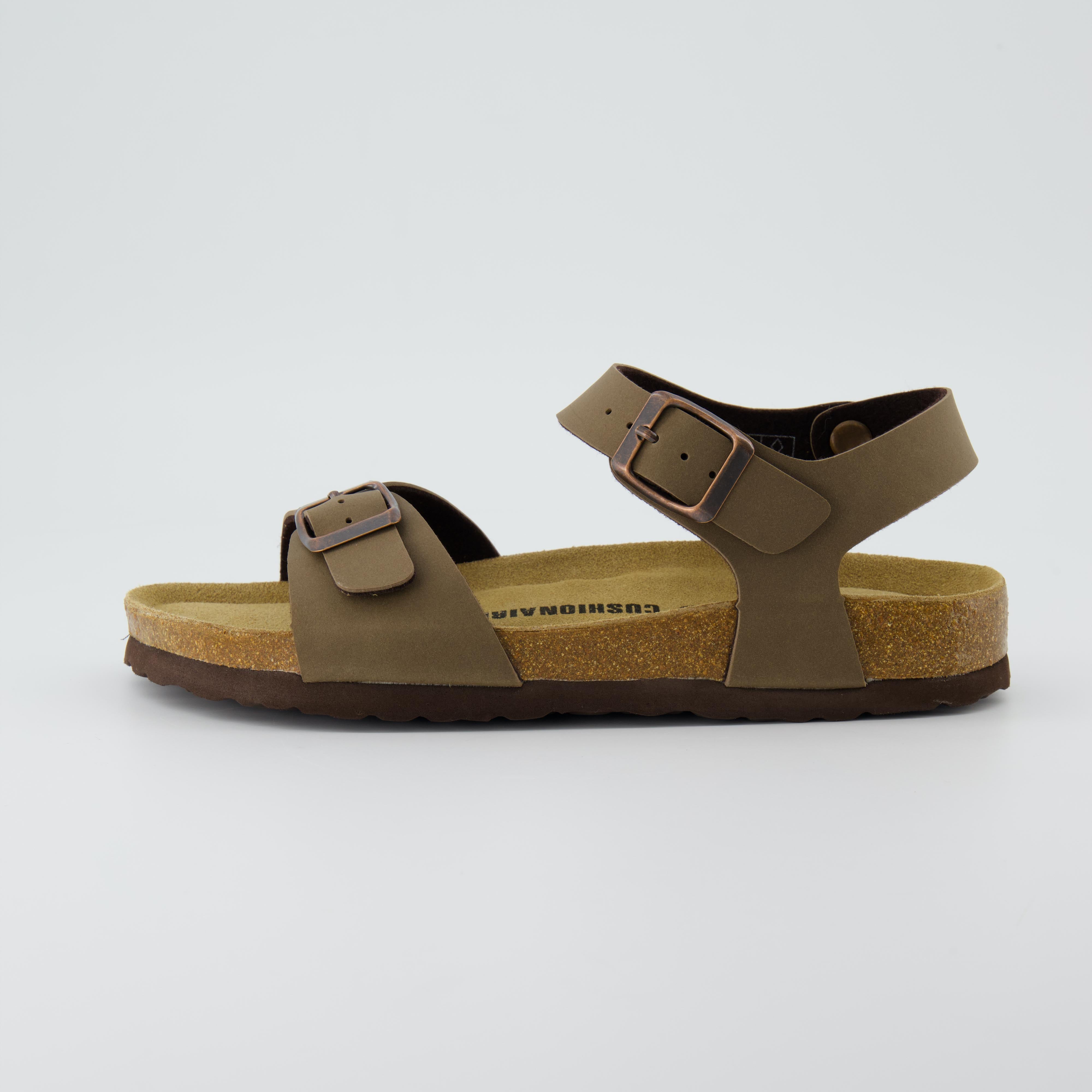 Lauri Cork Footbed Sandal Brown