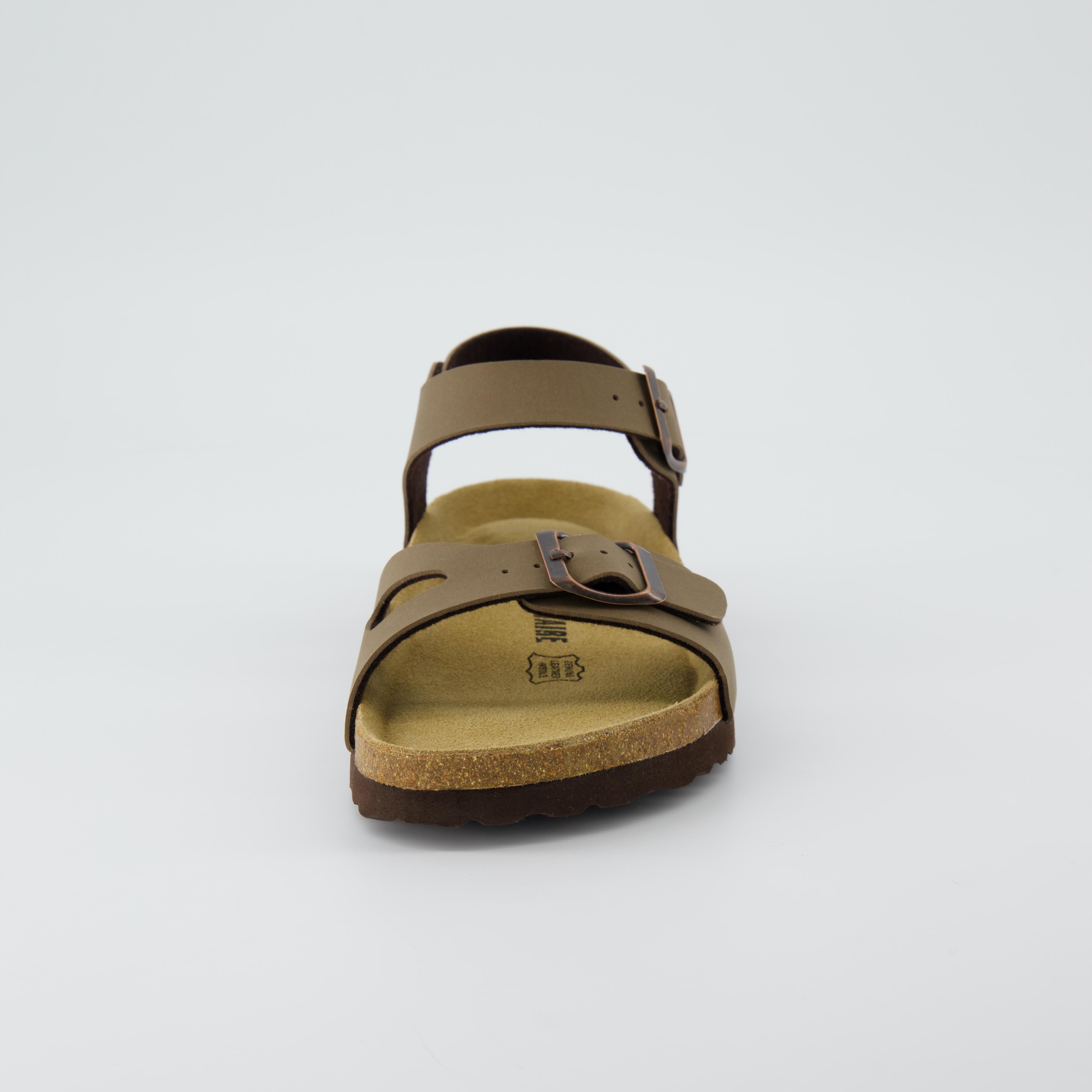 Lauri Cork Footbed Sandal Brown