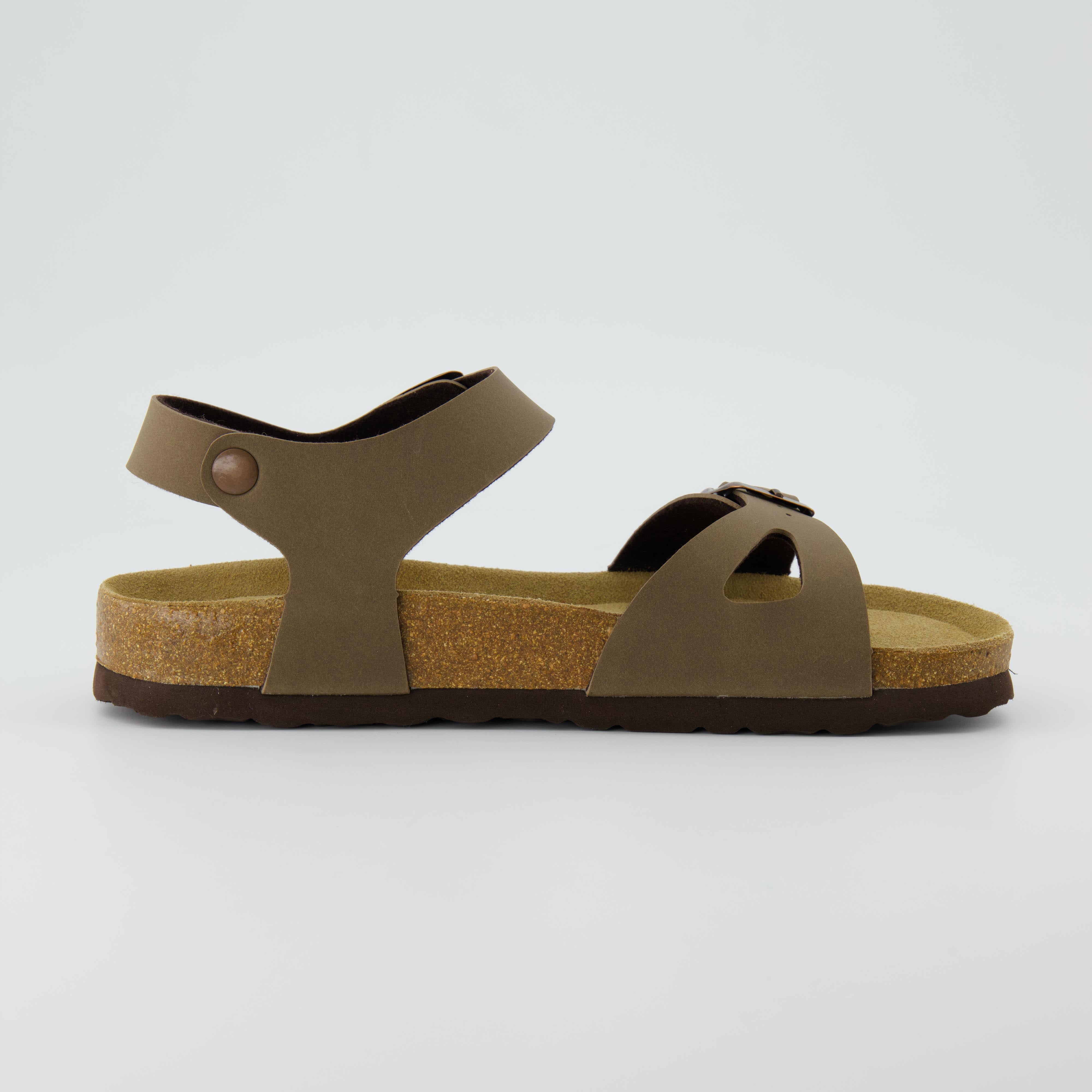 Lauri Cork Footbed Sandal Brown