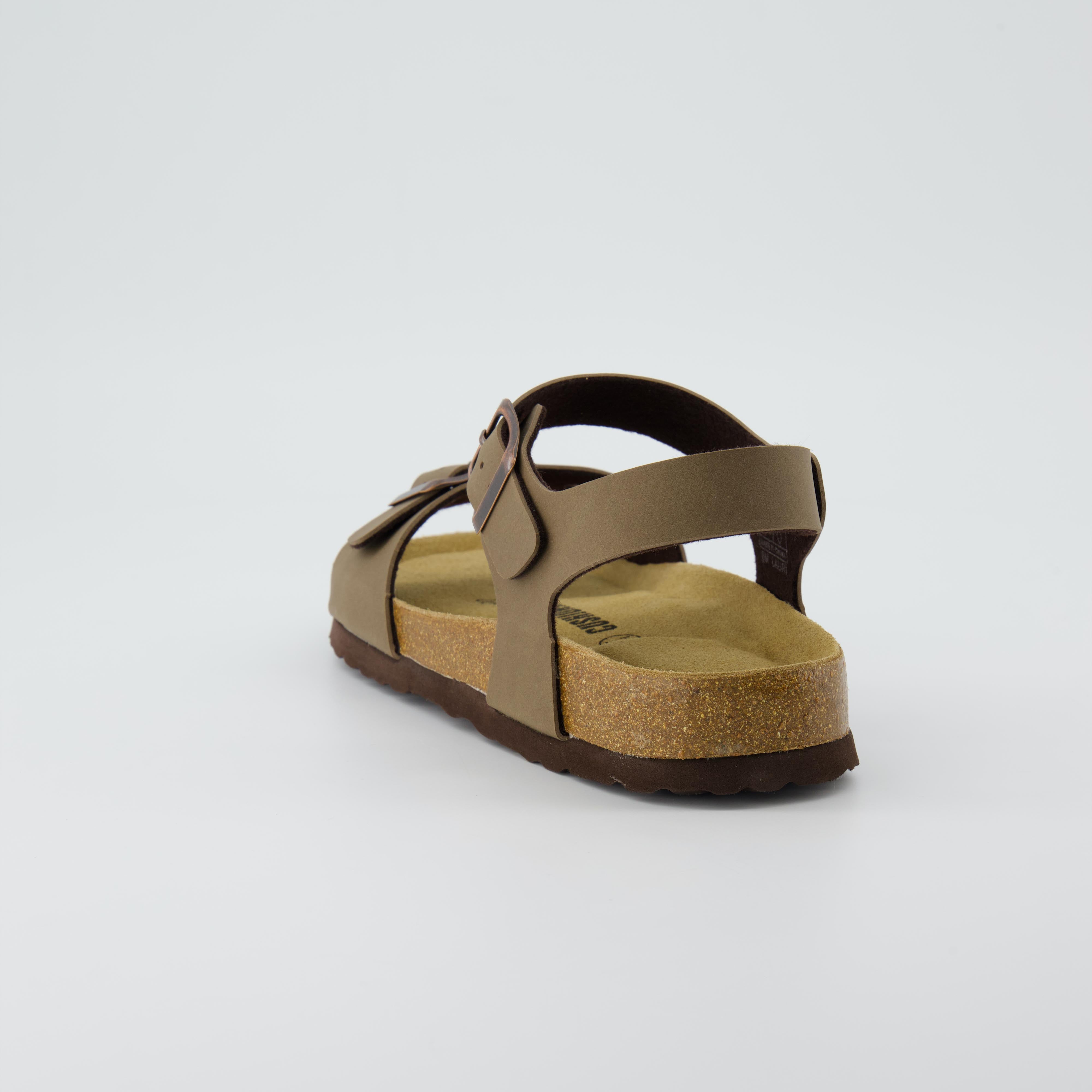 Lauri Cork Footbed Sandal Brown